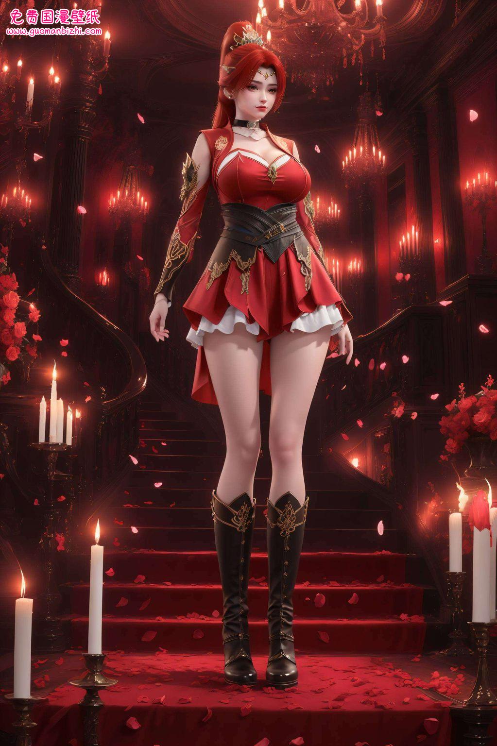 谁说国漫美女只能是静态的？唐火儿这抹南瓜壁纸的灵动让人眼前一亮！