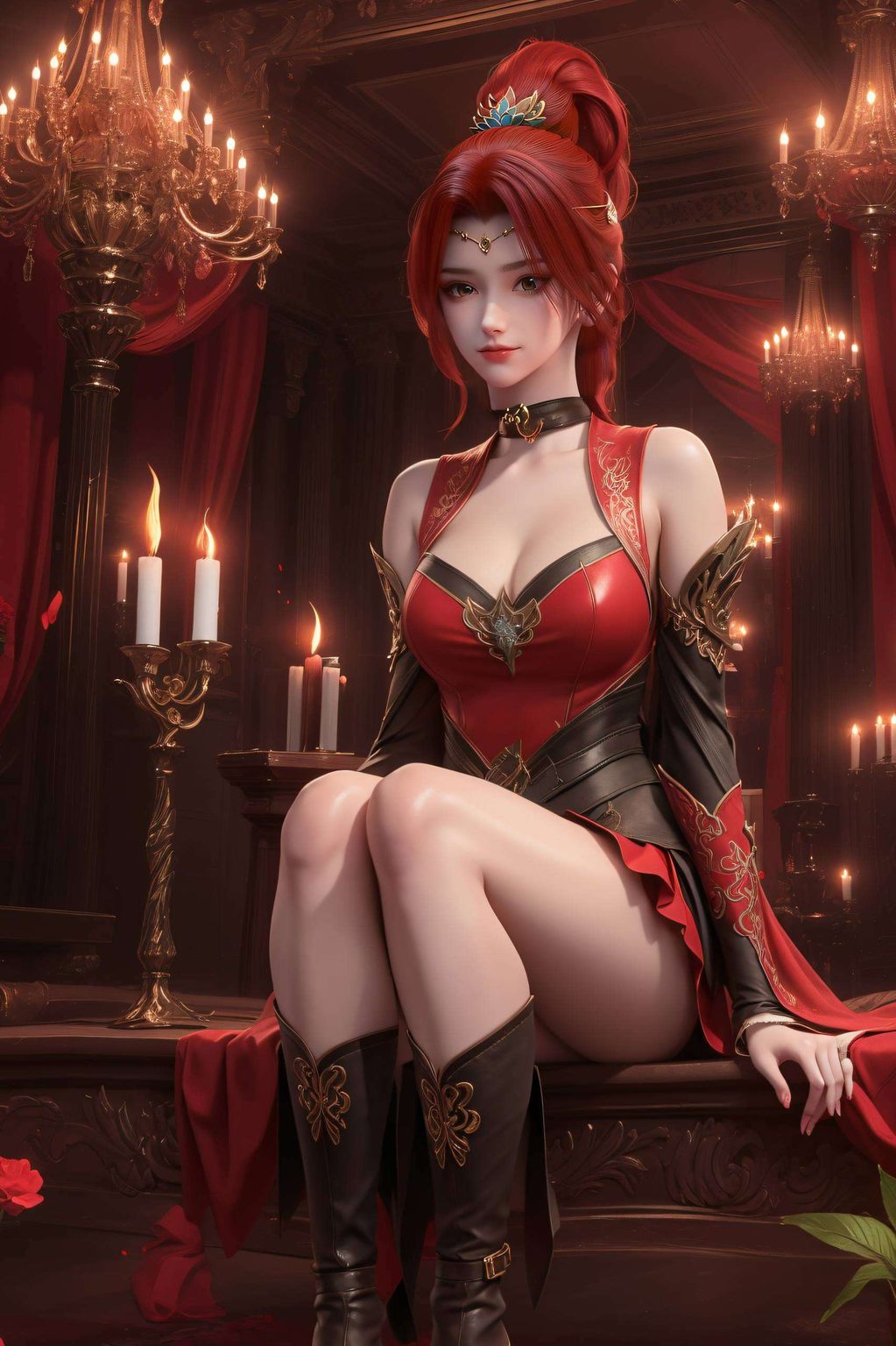 各位客官穿上那件飘逸的焚炎谷战袍