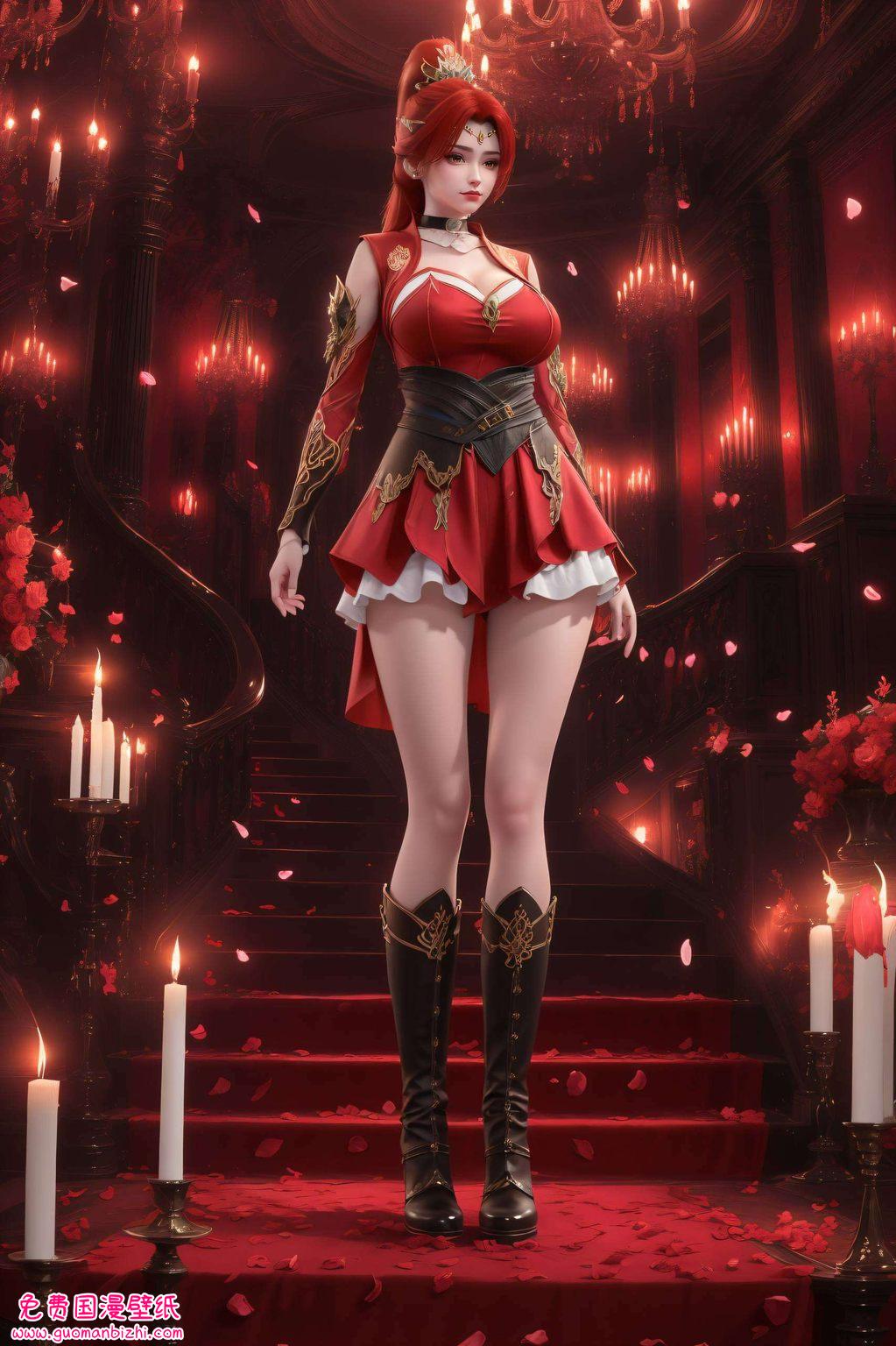 仿佛能感受到她眼神中的坚定与不屈燃烧着焚炎谷的热情