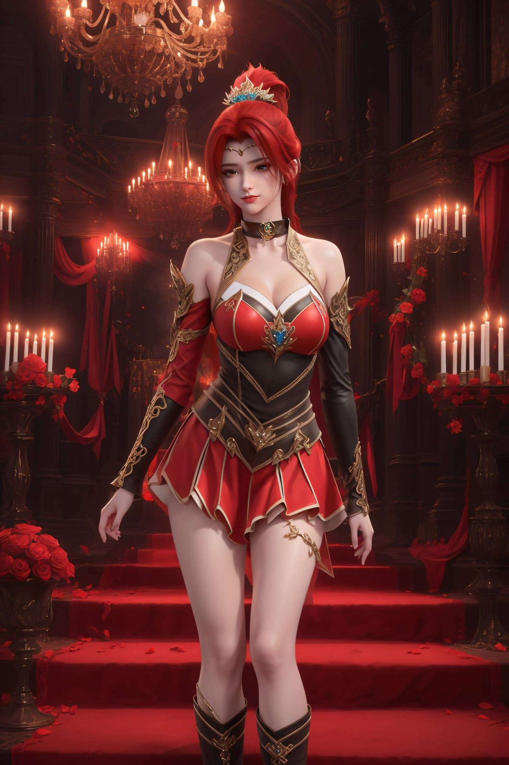 这位小可爱可是焚炎谷的得意弟子呢！她的眼神犹如熠熠生辉的星辰各位小可爱们