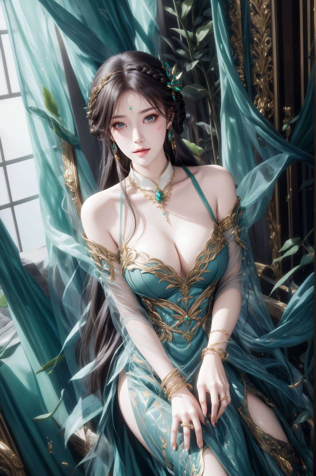 那如画中走出的古族千金令人神往