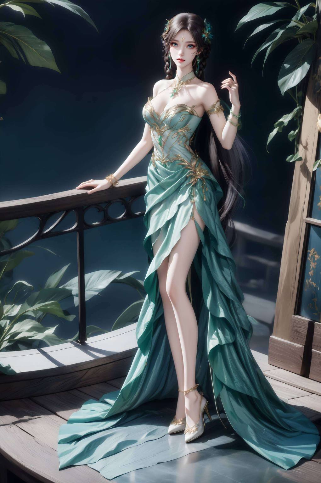 将这位国漫女神设置为手机壁纸让玄幻世界的美景