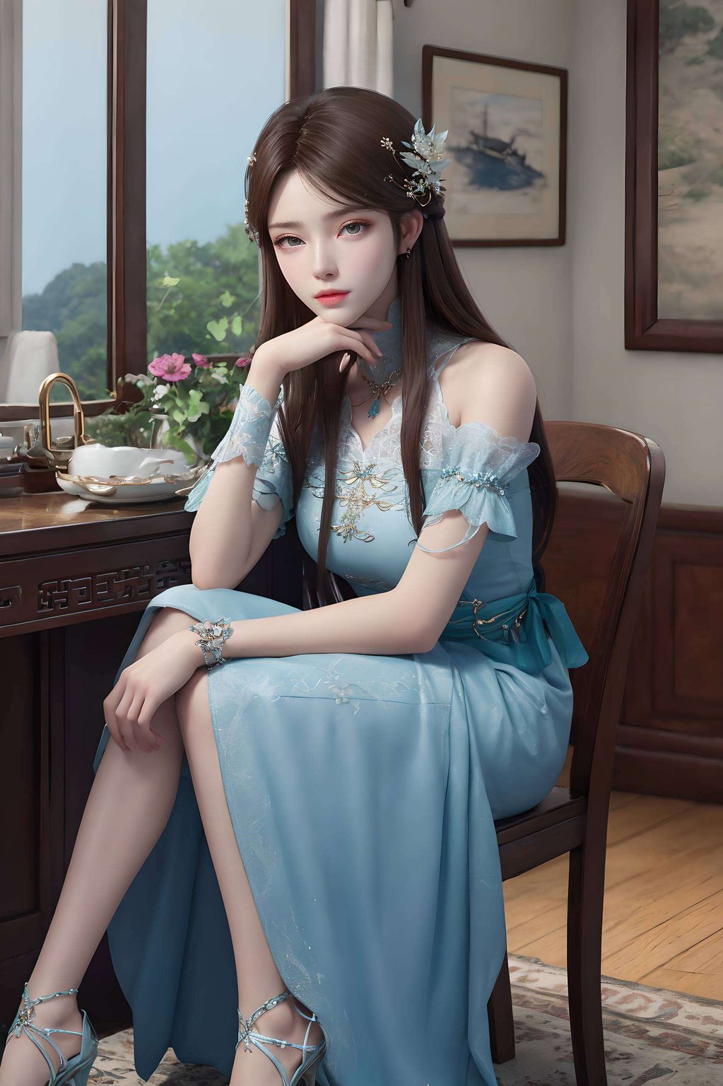 如同她的风华让人一开机便能感受到那份独特的玄幻之美
