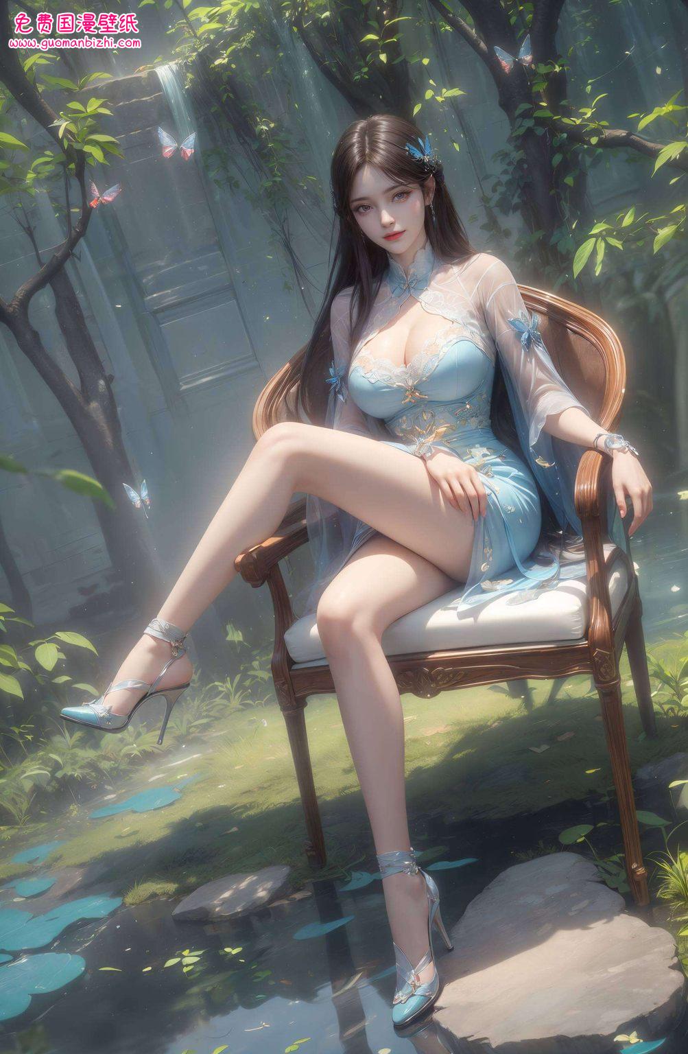 专为iPhone量身定制快来看看这位国漫美女如何让你的手机屏幕瞬间变身玄幻仙境