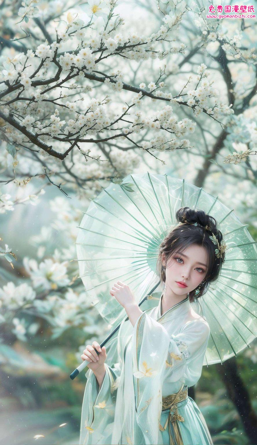 将这份古族国漫壁纸设置为背景萧薰儿的每一次凝视