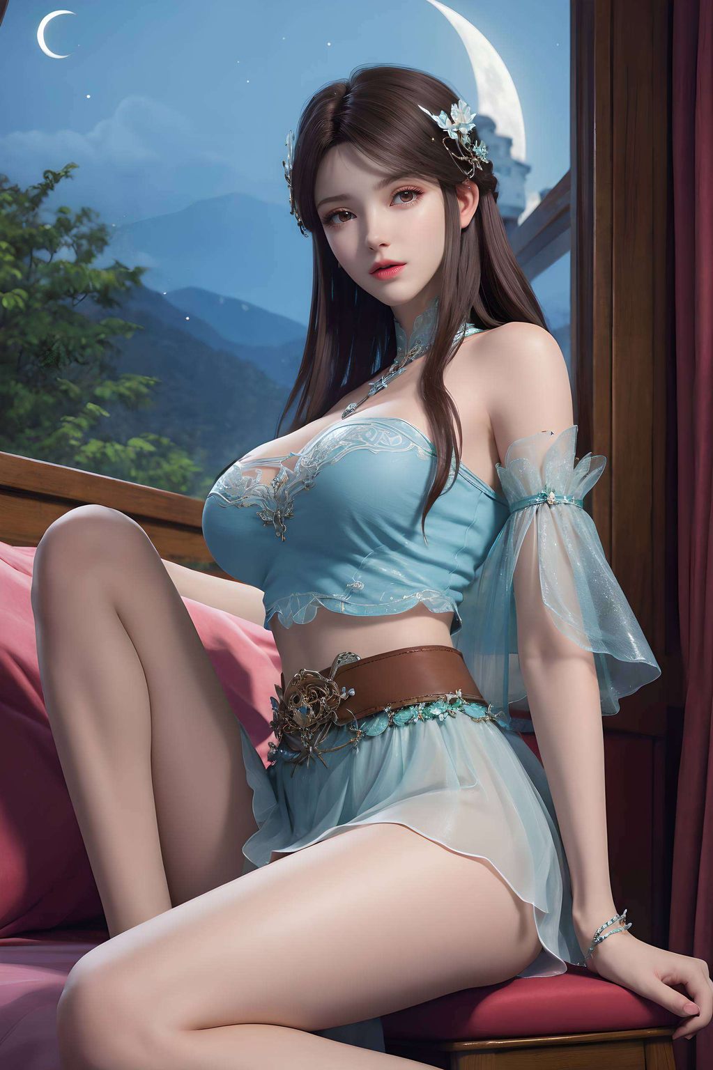 是不是觉得熏儿仿佛要从屏幕中走出各位电脑屏幕前的古风爱好者