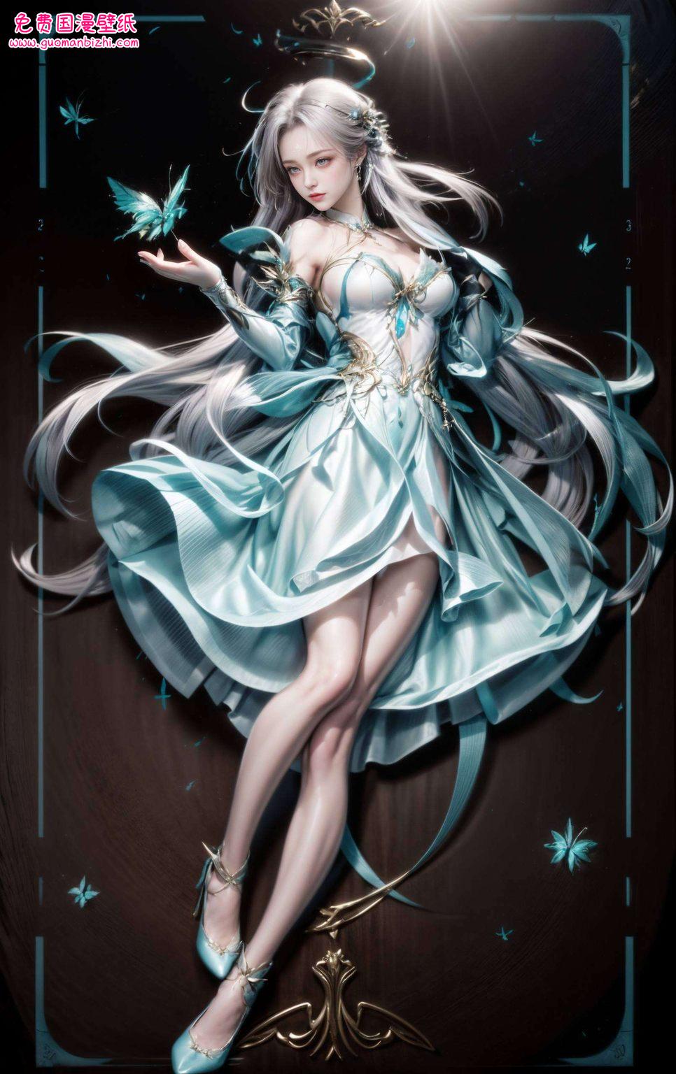 国漫女神中的战斗机！你瞧瞧这黄化壁纸玄幻世界里的她