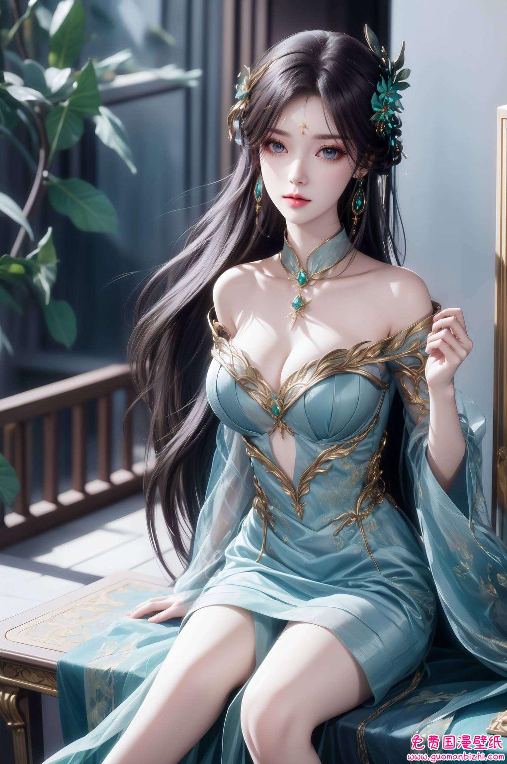 国漫女神萧薰儿这幅斗破苍穹的壁纸