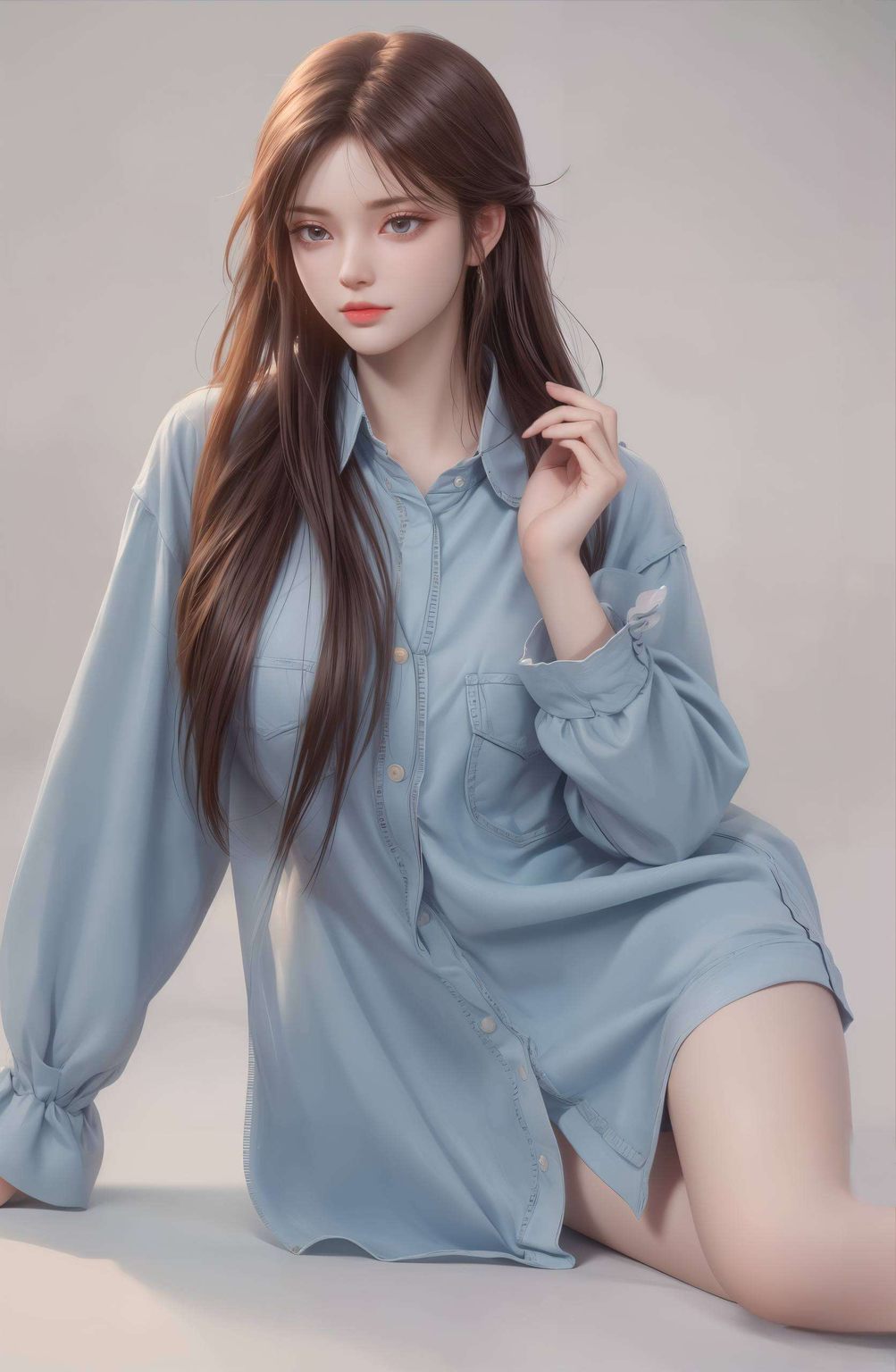 她是最独特的存在那一袭紫衣