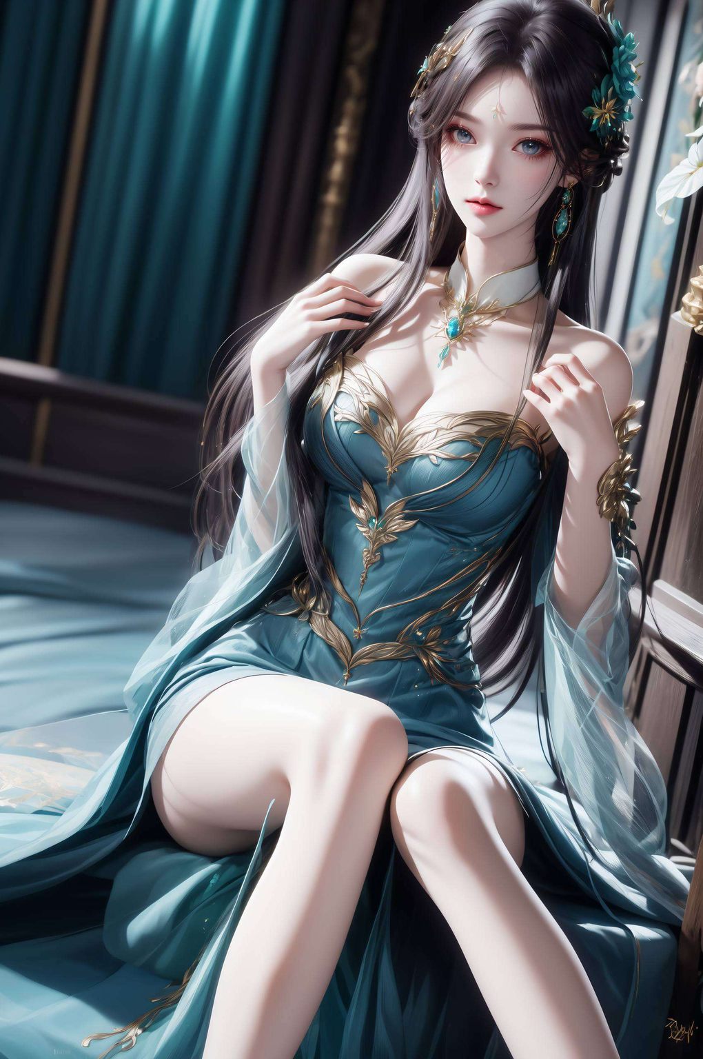 仿佛一缕春风吹过古族的花海将动漫之美展现得淋漓尽致