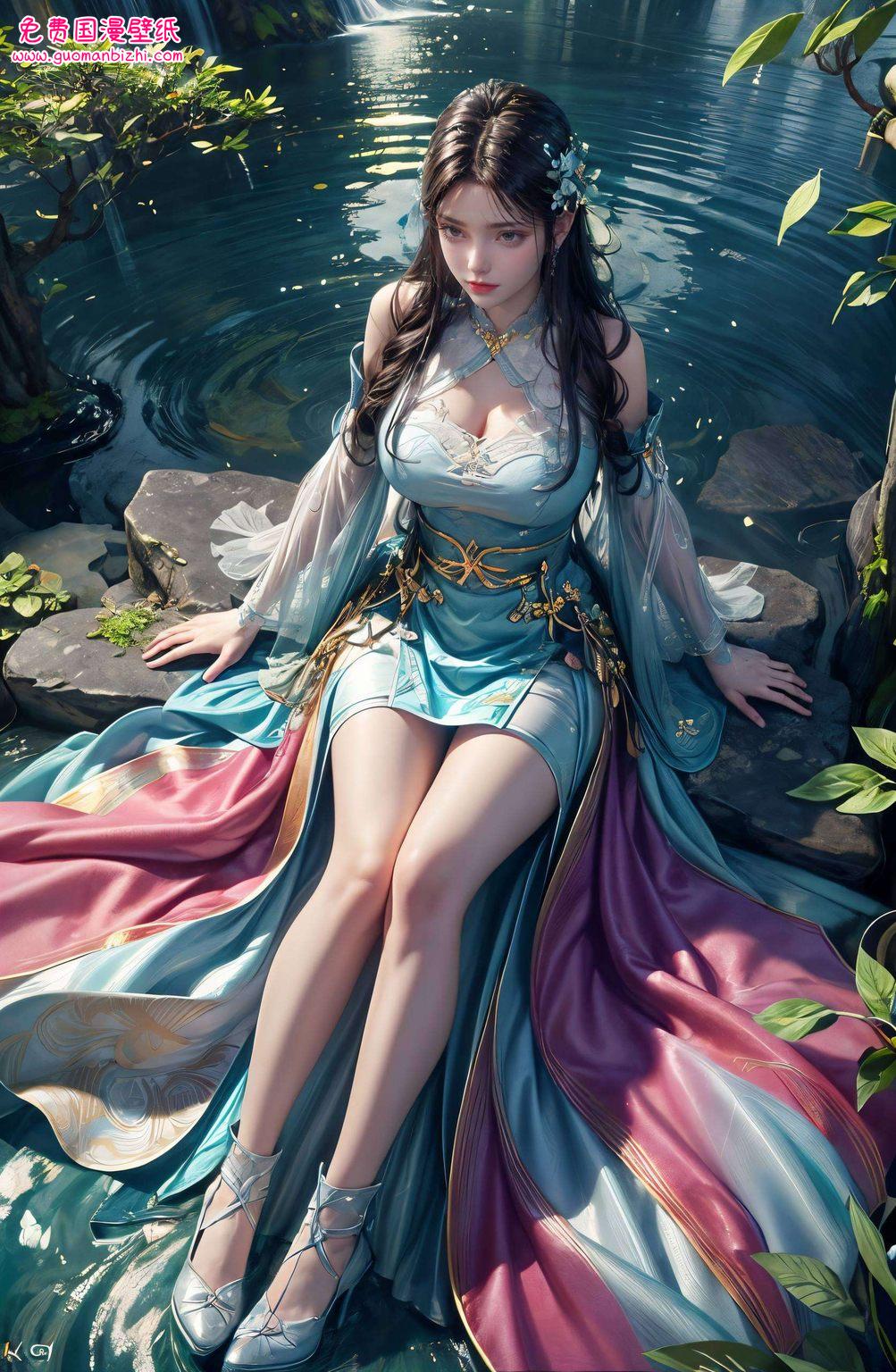仿佛置身于那个充满玄幻色彩的古族世界与这位国漫美女一同战斗