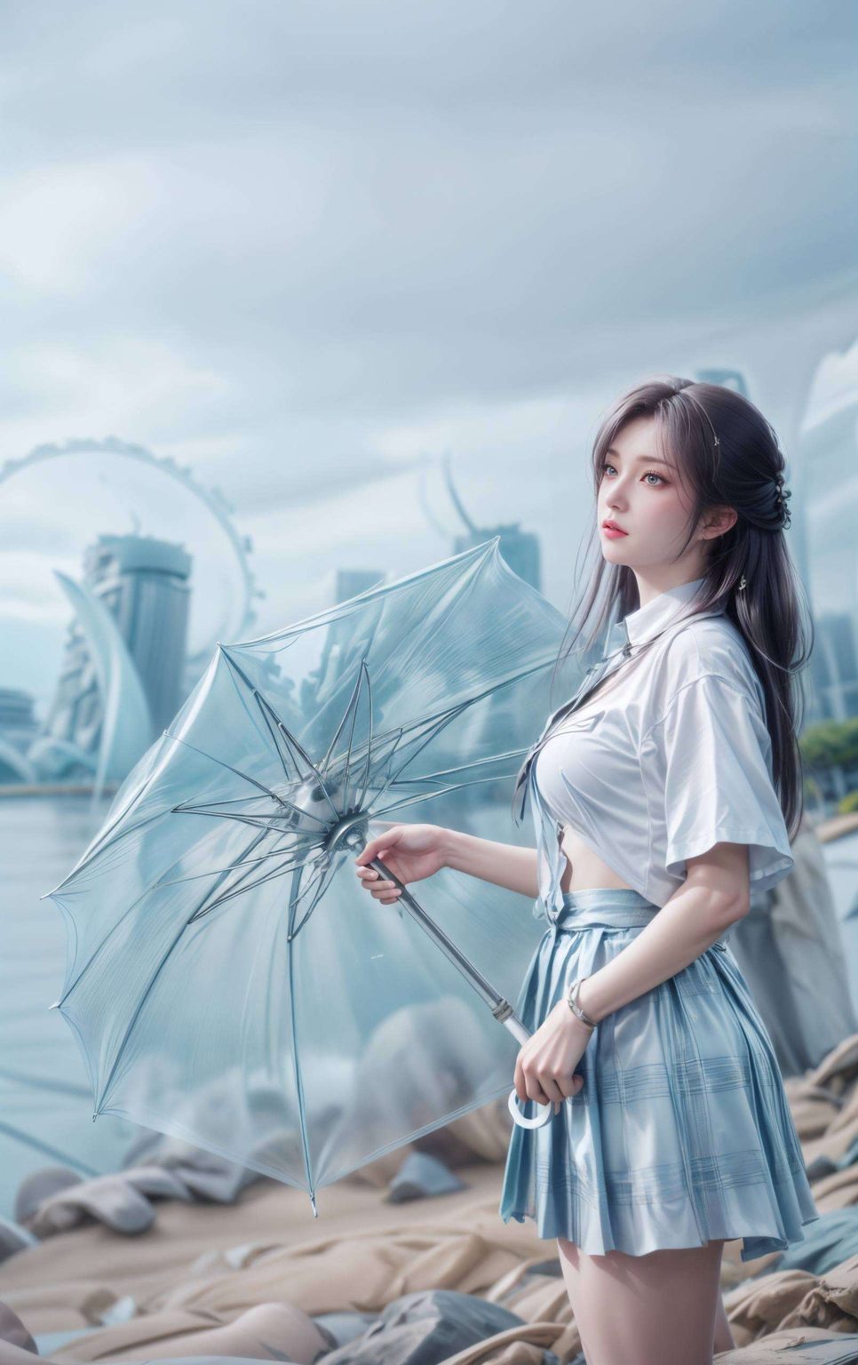 她的壁纸让人沉浸在熏儿那如诗如画的美中