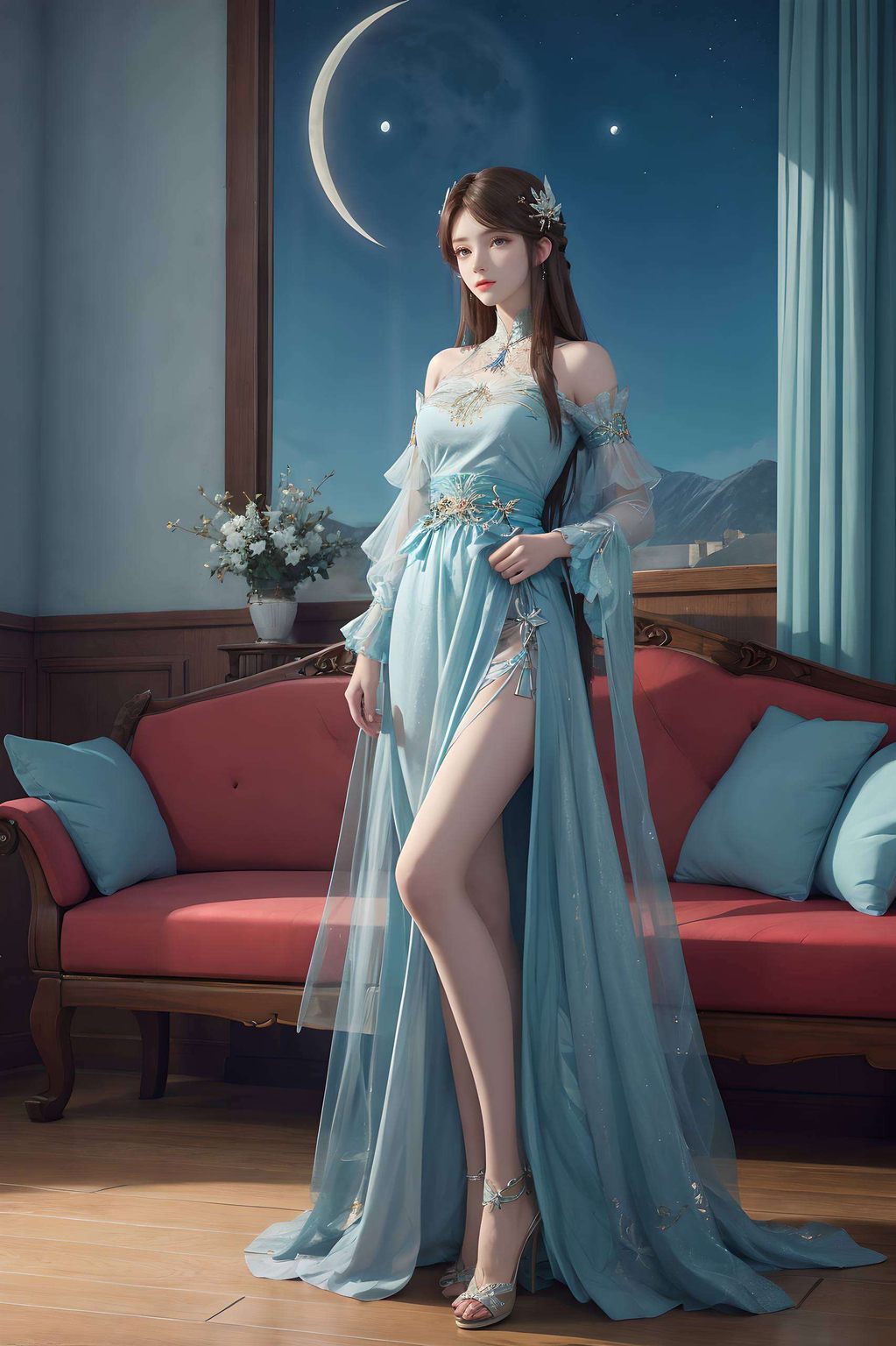 每一个像素都诉说着她的优雅与神秘都让人想起那熏儿壁纸上的温柔；而她的坚韧