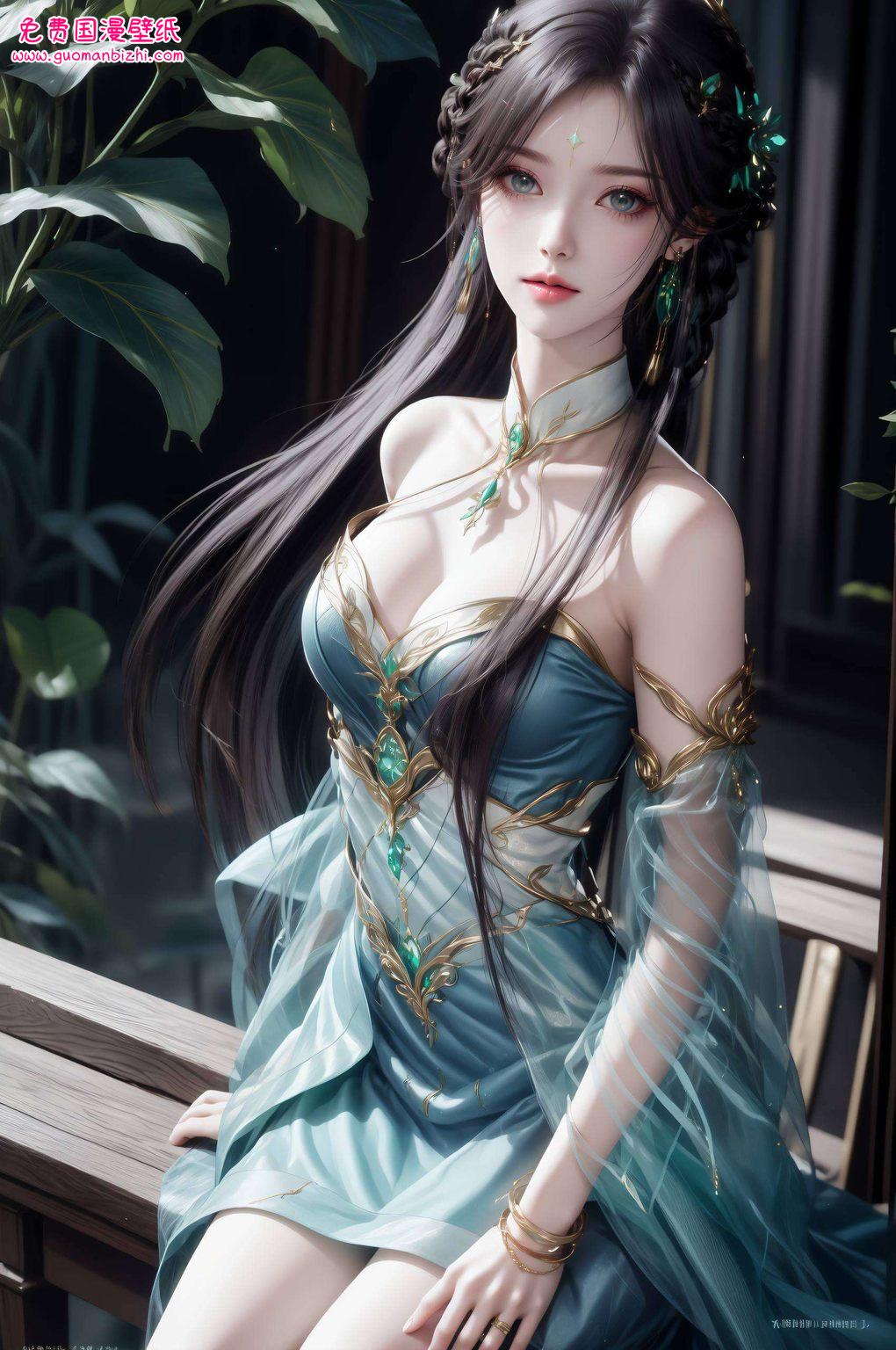 她或婉约静坐在这里