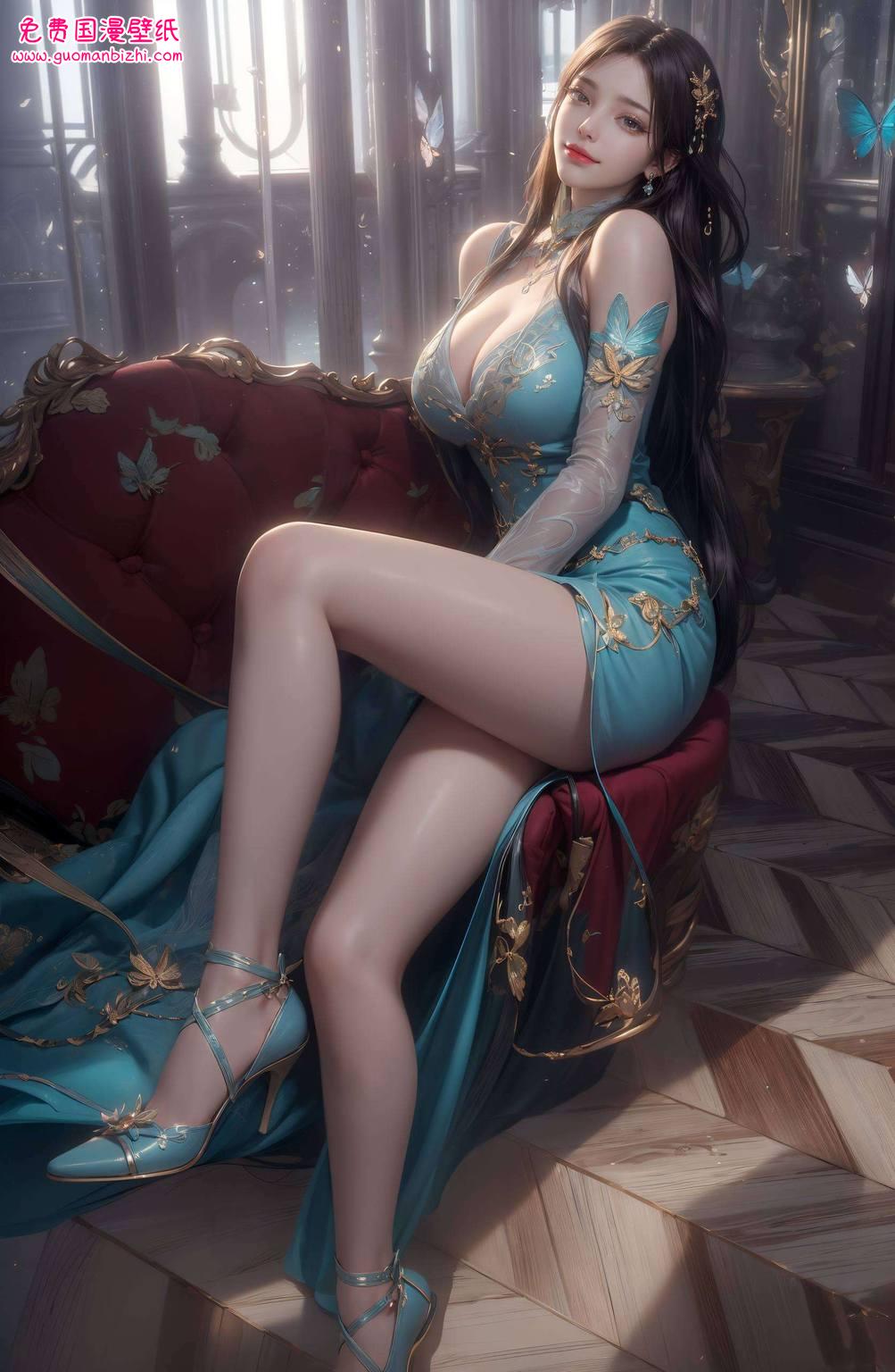 身着泳装的萧薰儿壁纸让人瞬间沉浸在国漫女神的玄幻魅力之中