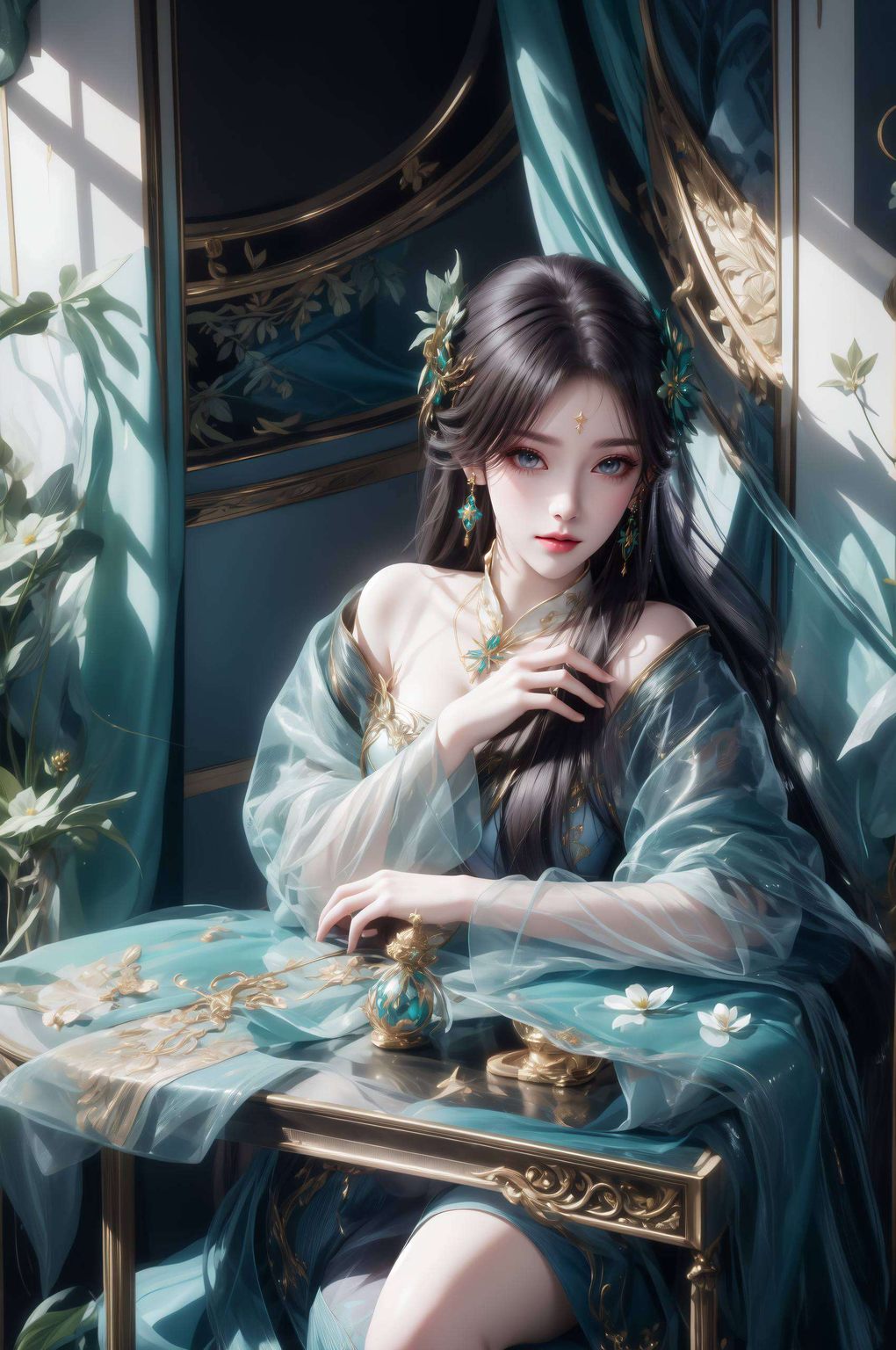 快来把这位国漫美女搬上你的电脑桌面一起感受那份玄幻与唯美吧！