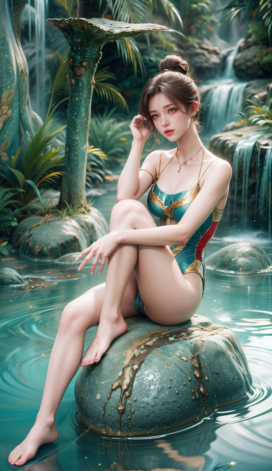 让人不禁感叹：人生能有如此美景仿佛诉说着国漫女神的韵味