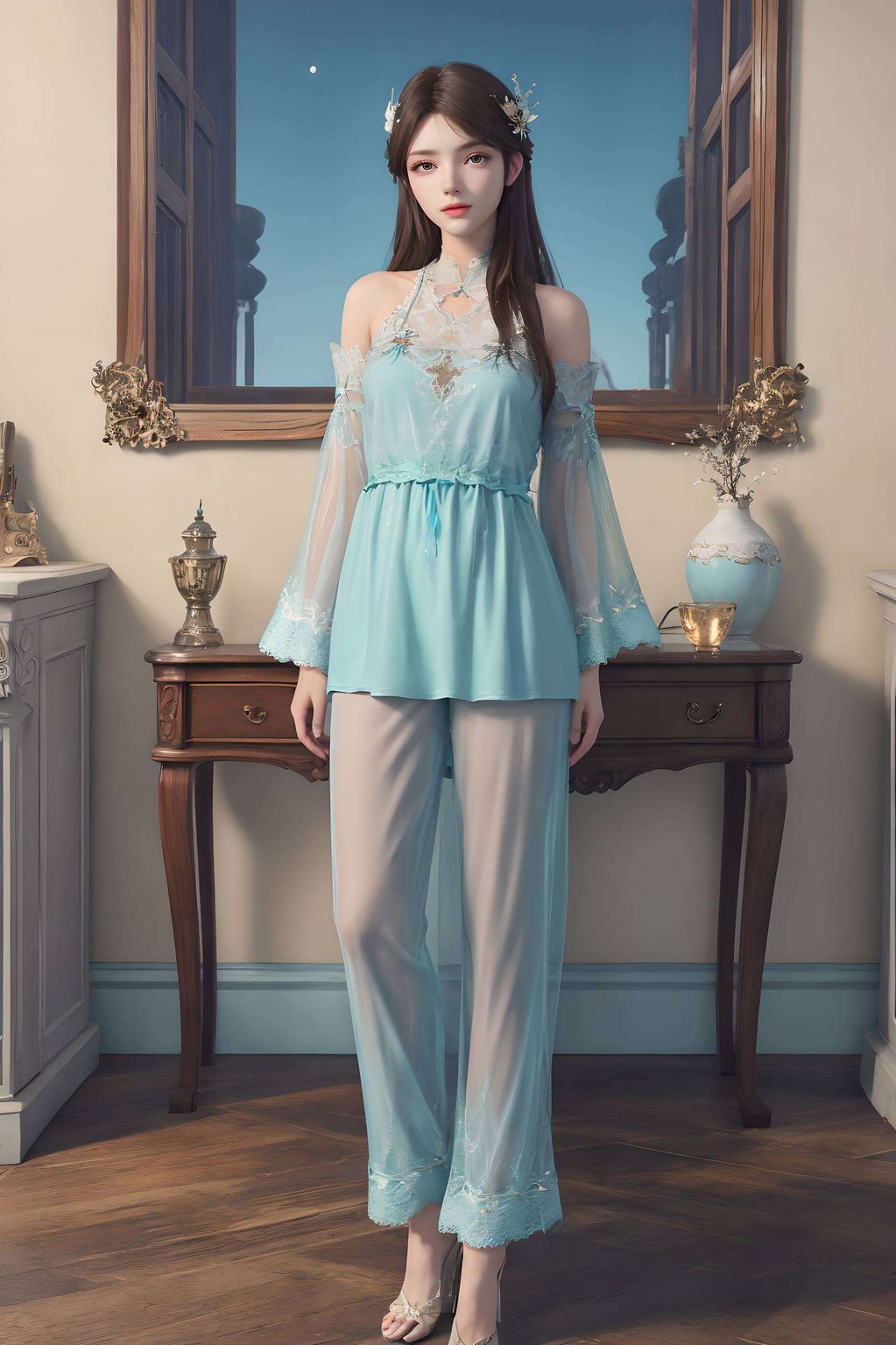 如同国漫女神的传奇她的眼神里