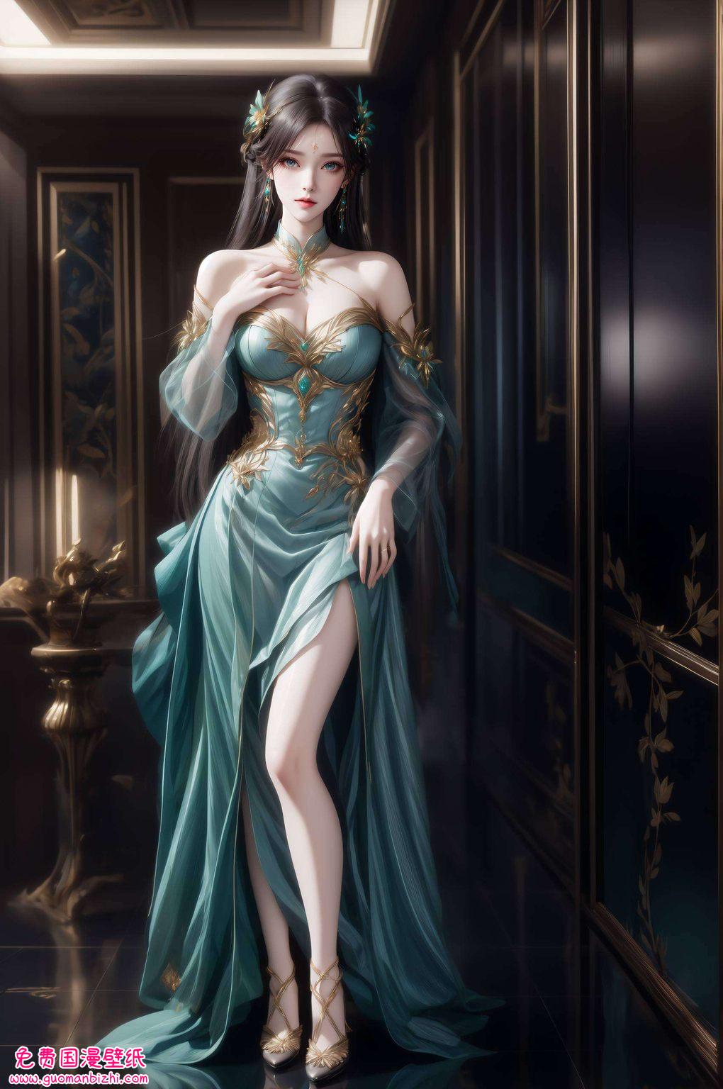 熏儿壁纸映出古族千金的婉约令人心驰神往