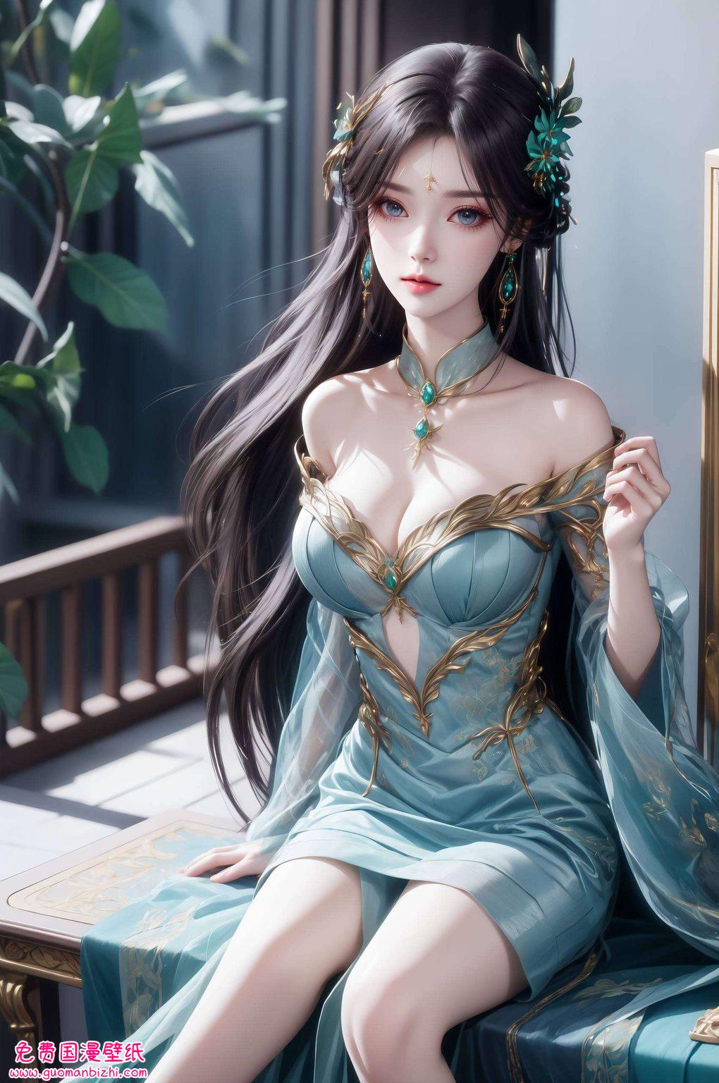 翩若惊鸿既显国漫美女之态