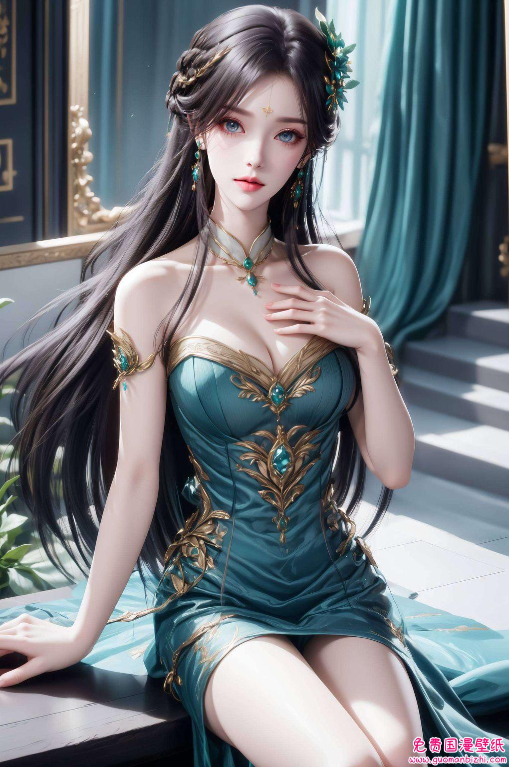 古风与现代交融制成炫彩壁纸