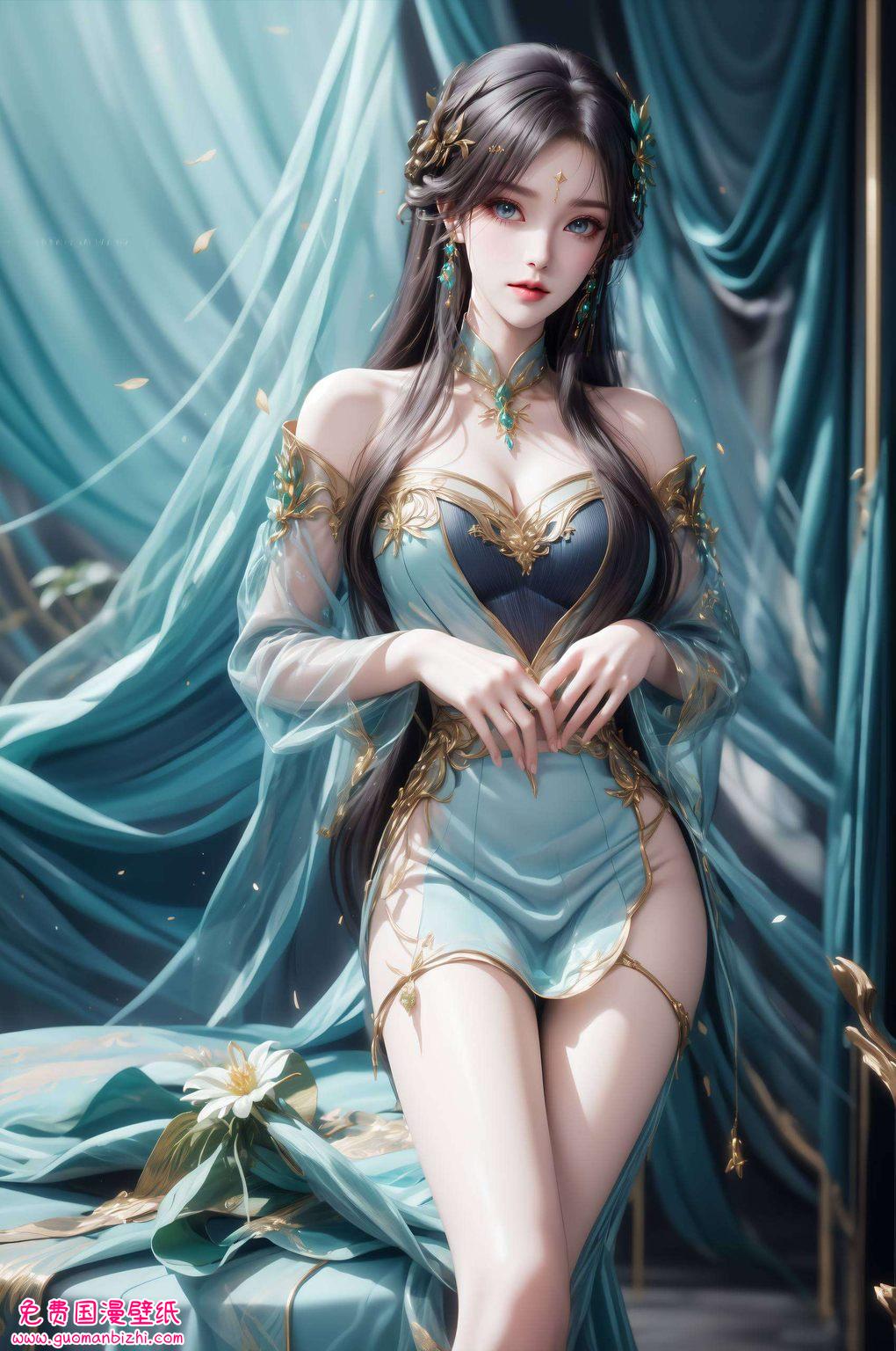 如瑶池仙子展现出国漫美女的韵味
