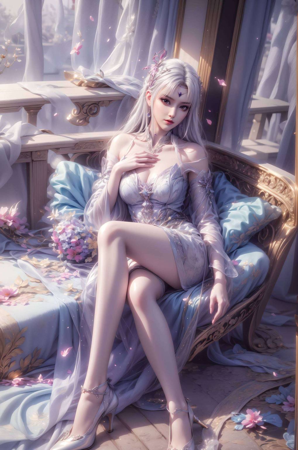 在这绚丽的1920x1080像素世界里彰显着她的非凡身份