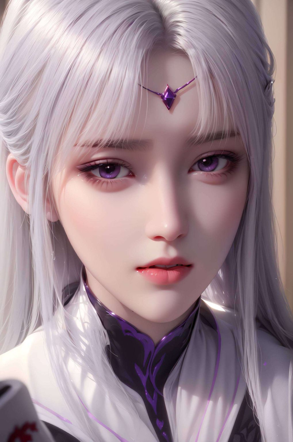 小医仙那如清泉般的眸子让国漫之美