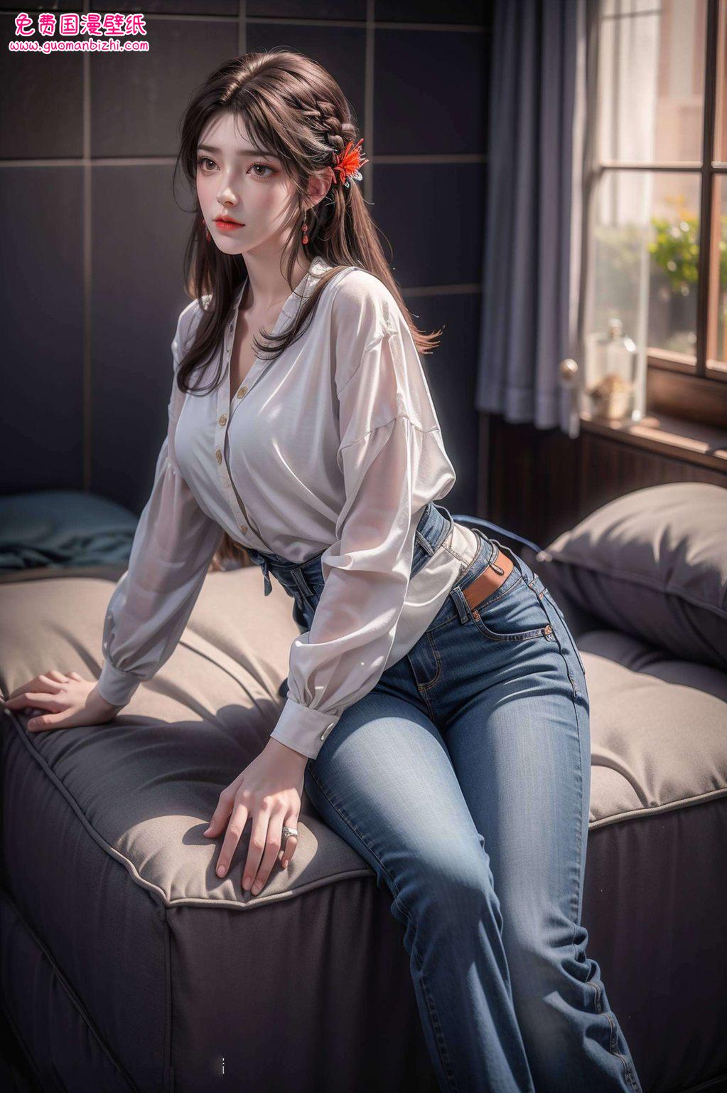 她的身影如同斗破苍穹里的厄难毒体般神秘迷人