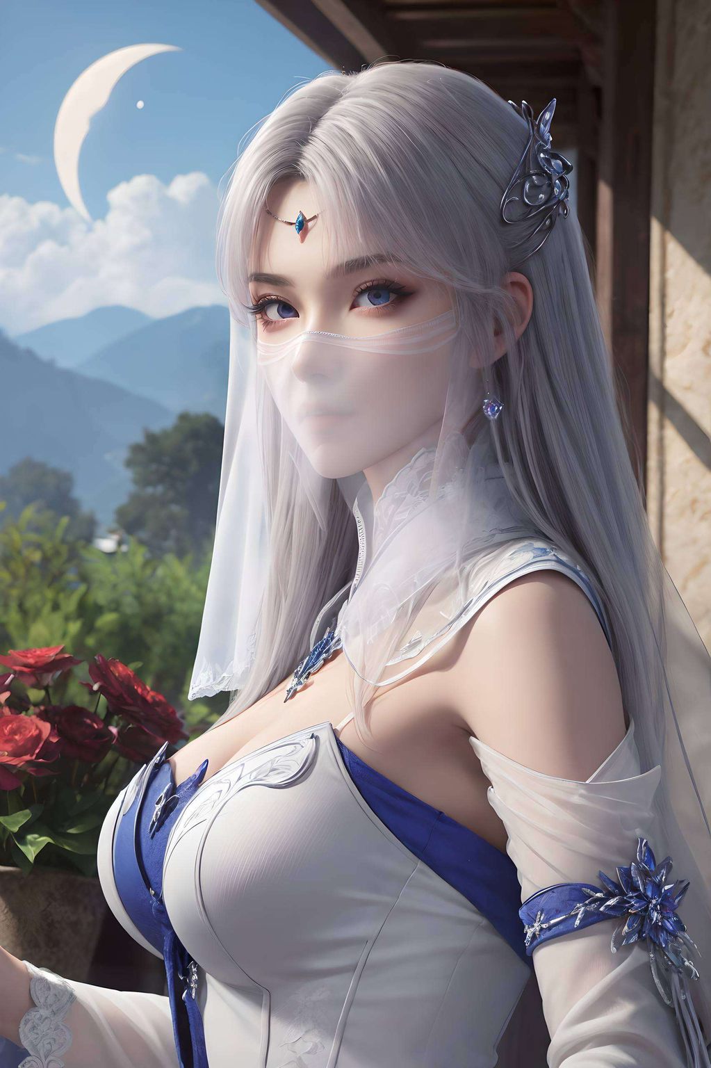 从细腻的笔触到饱和的色彩不仅是对国漫女神的精致呈现