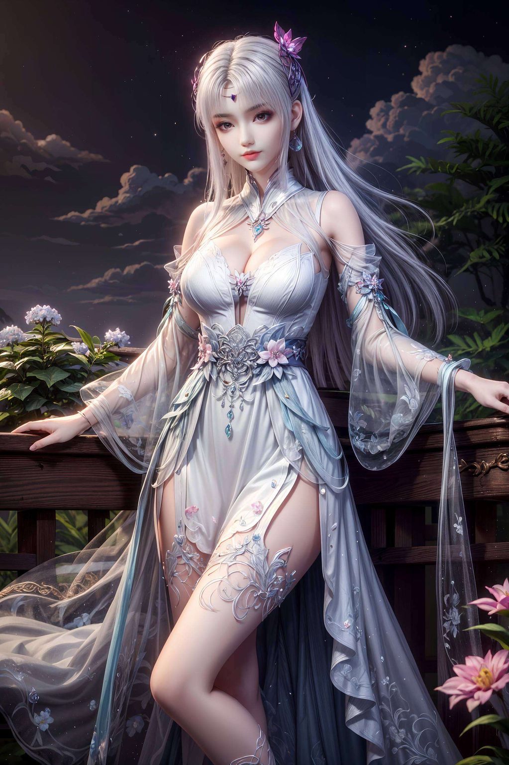 在国漫的绚丽世界里交织成一幅动人的画卷