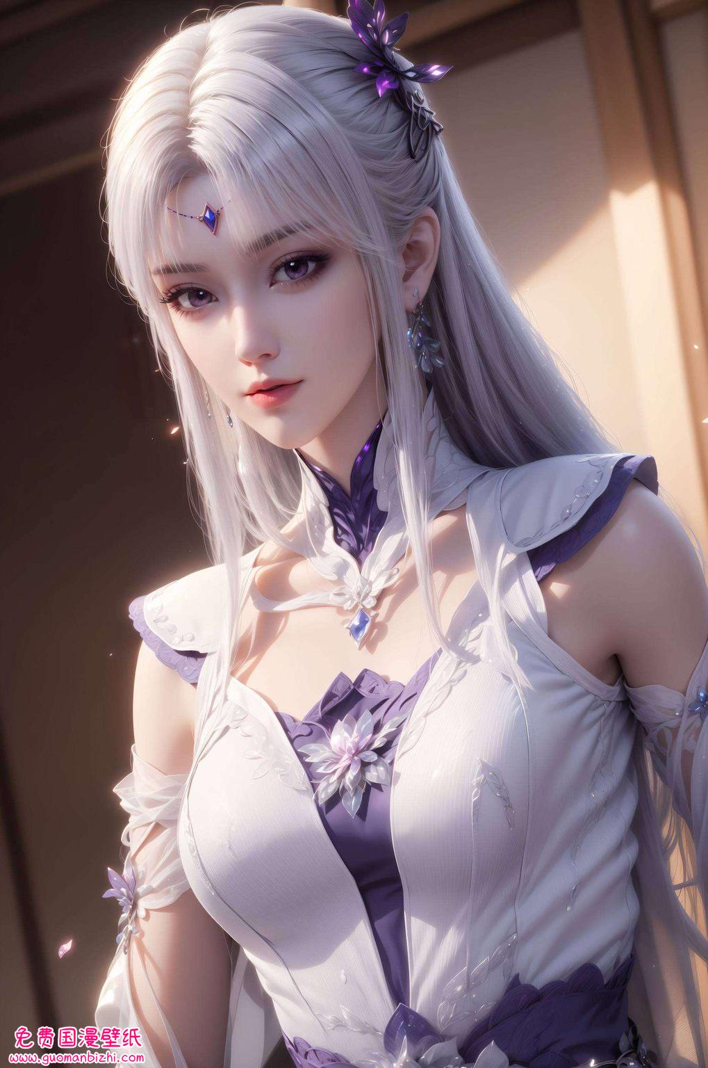 她是国漫中的女神白衣小医仙壁纸