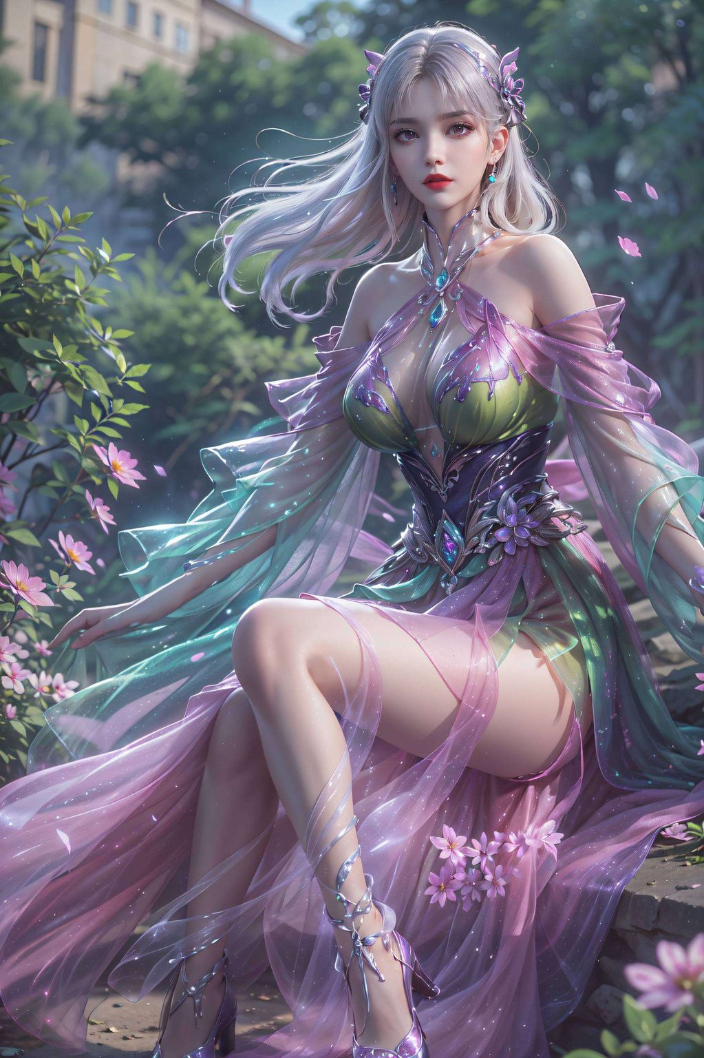高清壁纸上的她闪耀着不凡的光芒