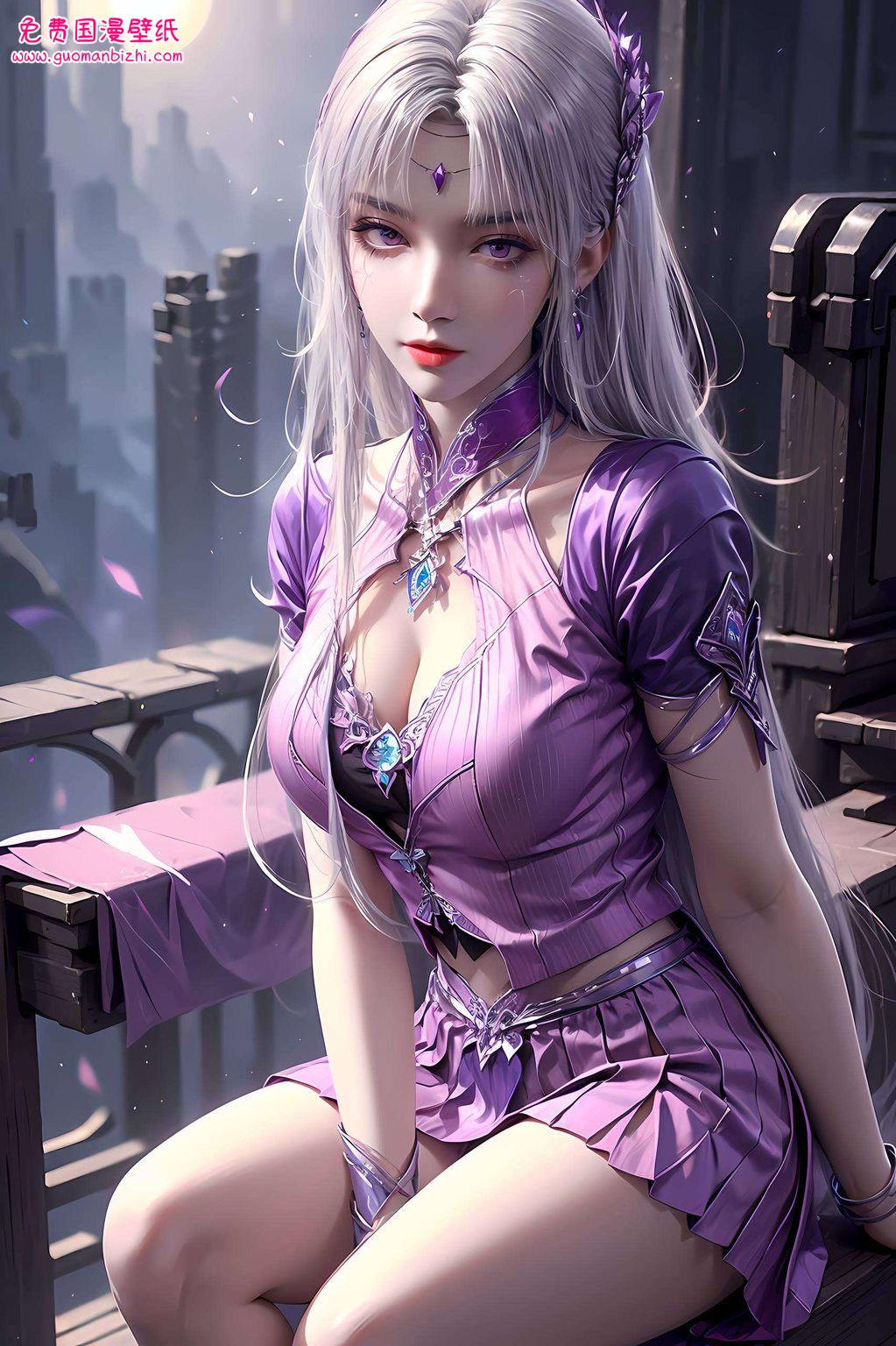 这位国漫女神可是拥有厄难毒体的神秘美少女哦！瞧她那眼神儿各位看官