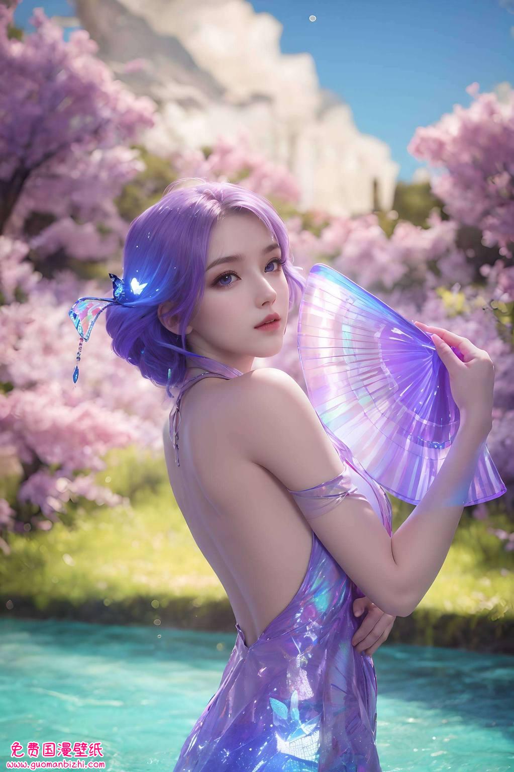 国漫美女的韵味与玄幻世界的魅力让人沉醉不已