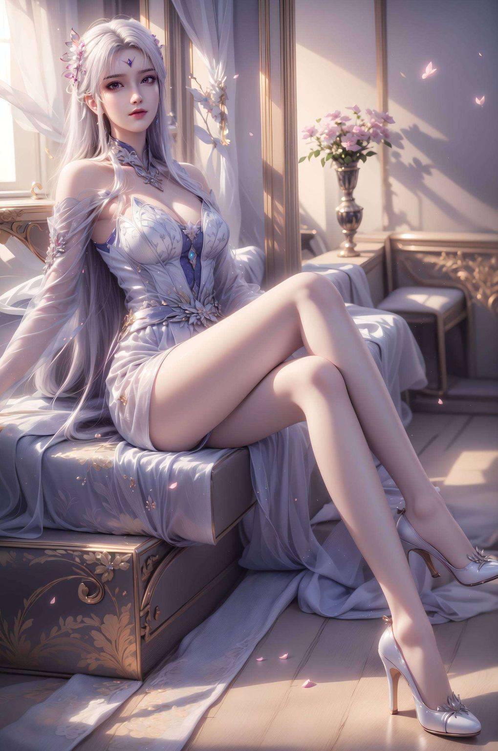 厄难毒体的传说在壁画中若隐若现都能感受到国漫女神的独特韵味