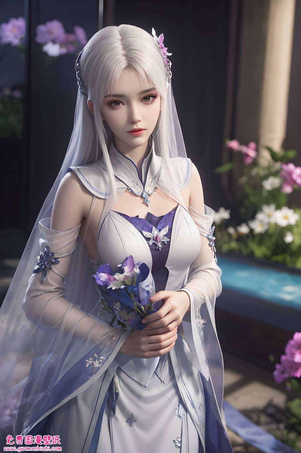 这位国漫女神的倩影让你的电脑也感受一下国漫美女的魅力吧！