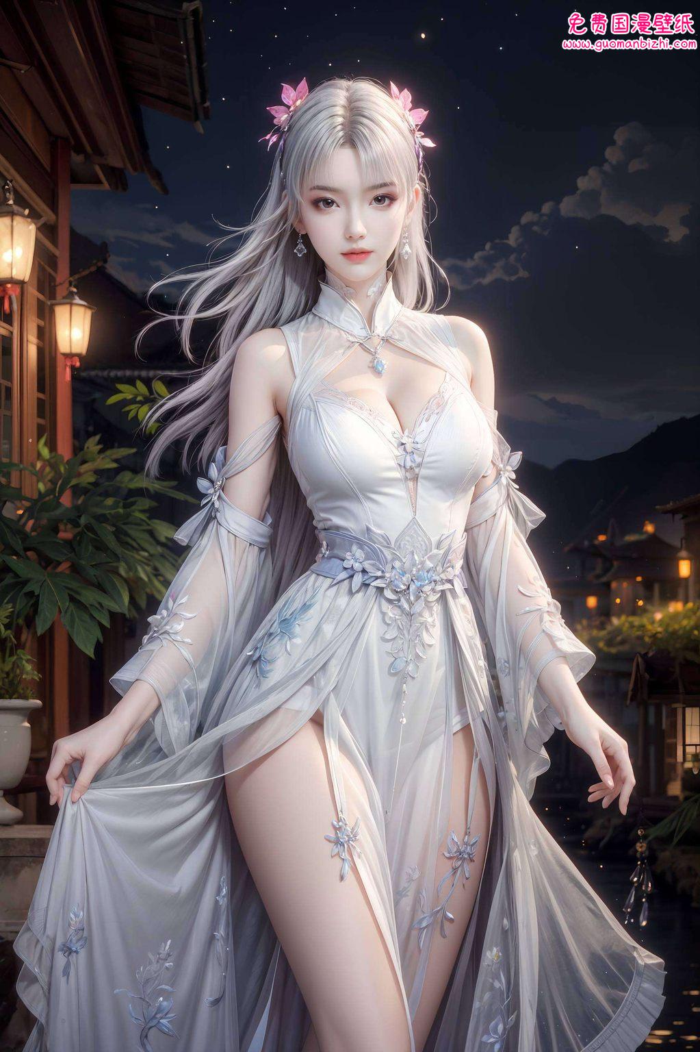 如今竟然变成了平板上的全屏壁纸！谁敢说她不是国漫界的颜值担当？一边享受着她的美颜让你的平板也变成国漫女神的展示窗！