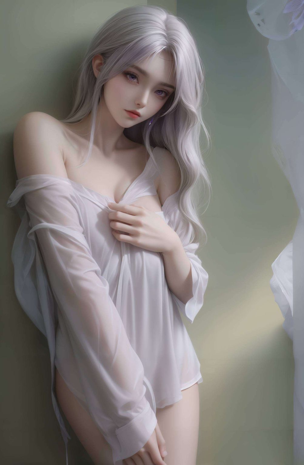 在紫色的梦幻中这位国漫女神