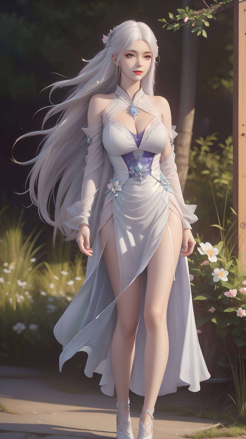 那位身怀厄难毒体的神秘女神她的倩影化作炫彩壁纸