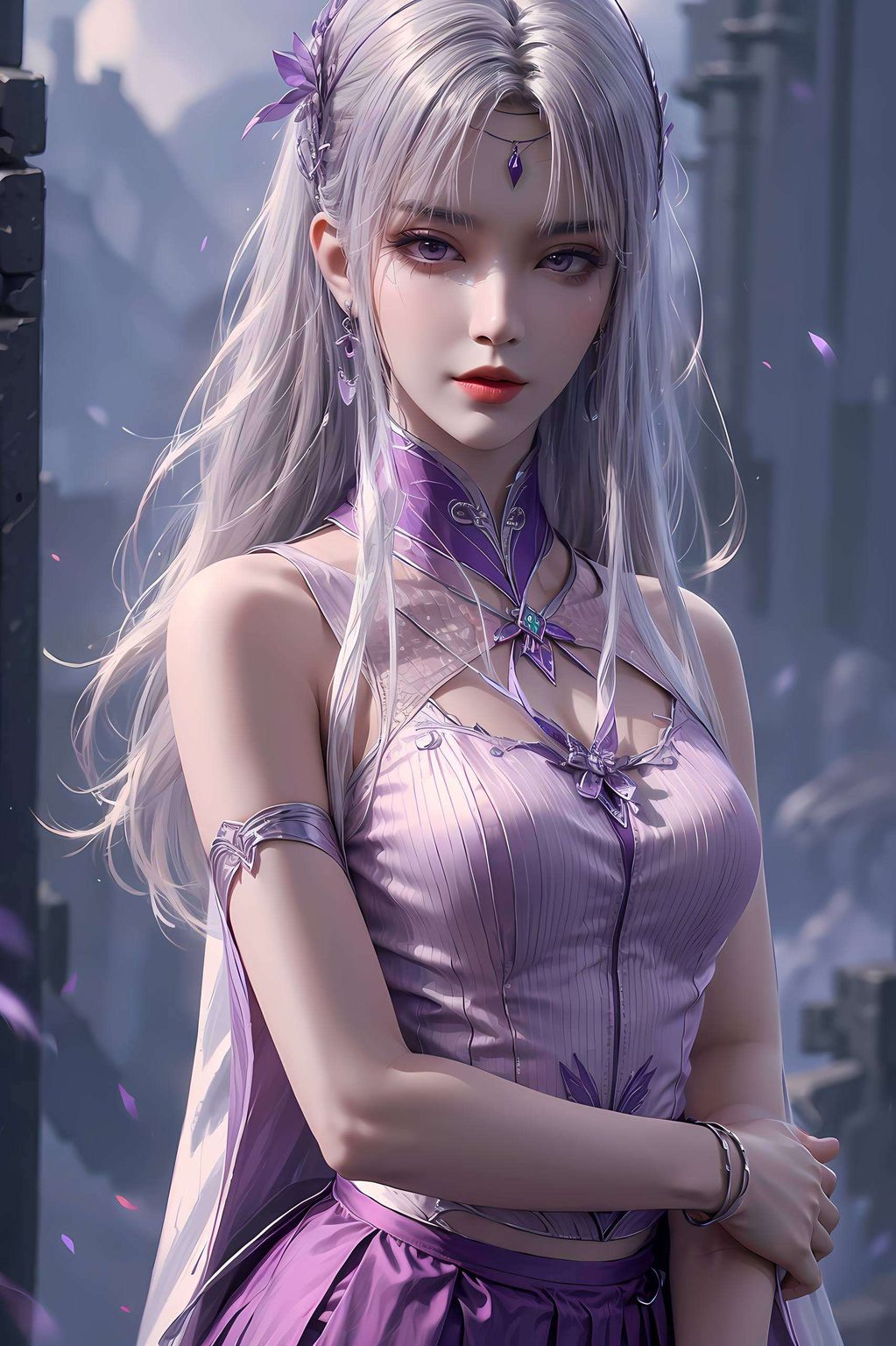 斗破苍穹中的小医仙以其独特的厄难毒体和婉约之美