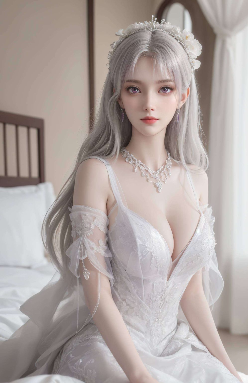 她那清澈的眼眸这位国漫AI女神