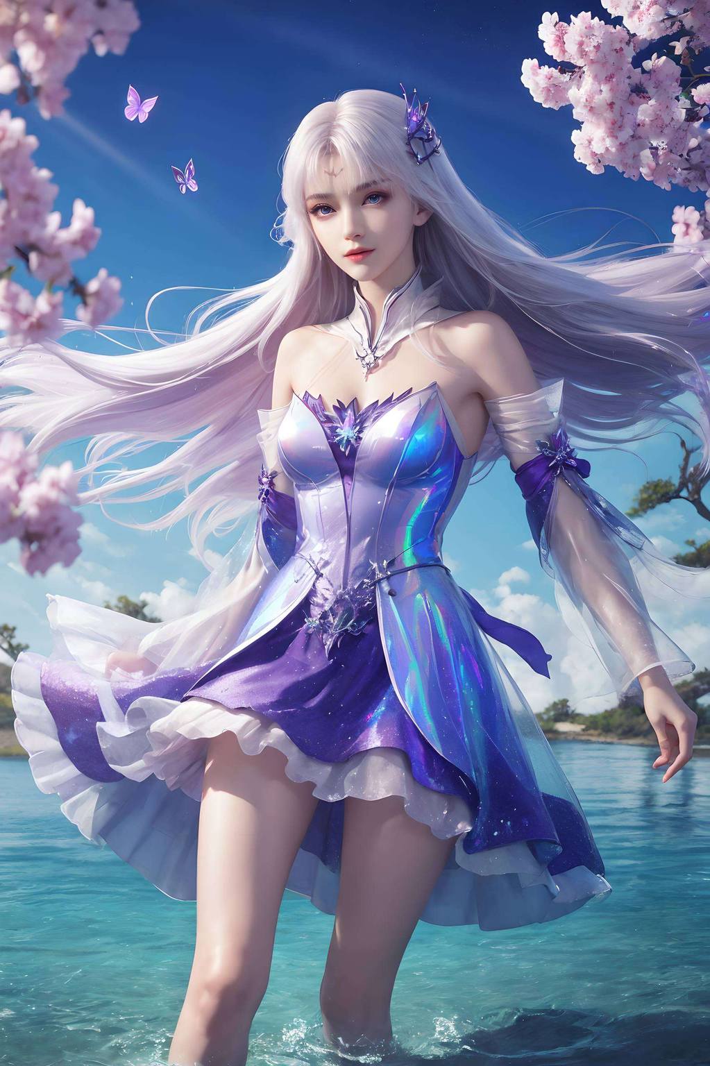 小医仙就像动漫里走出的美少女