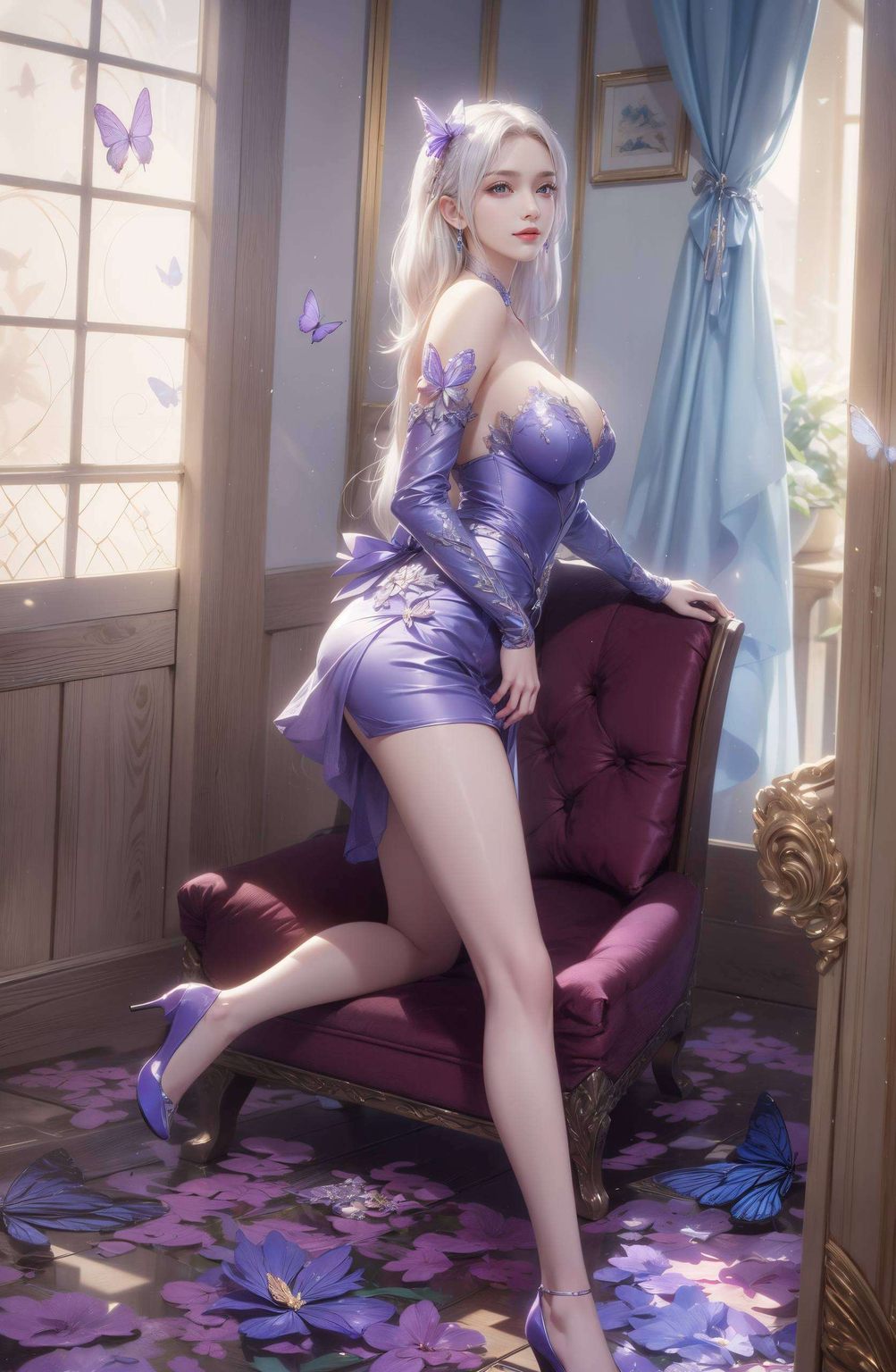 让人沉醉在这动漫美女的玄幻世界里在这炫彩壁纸的世界里