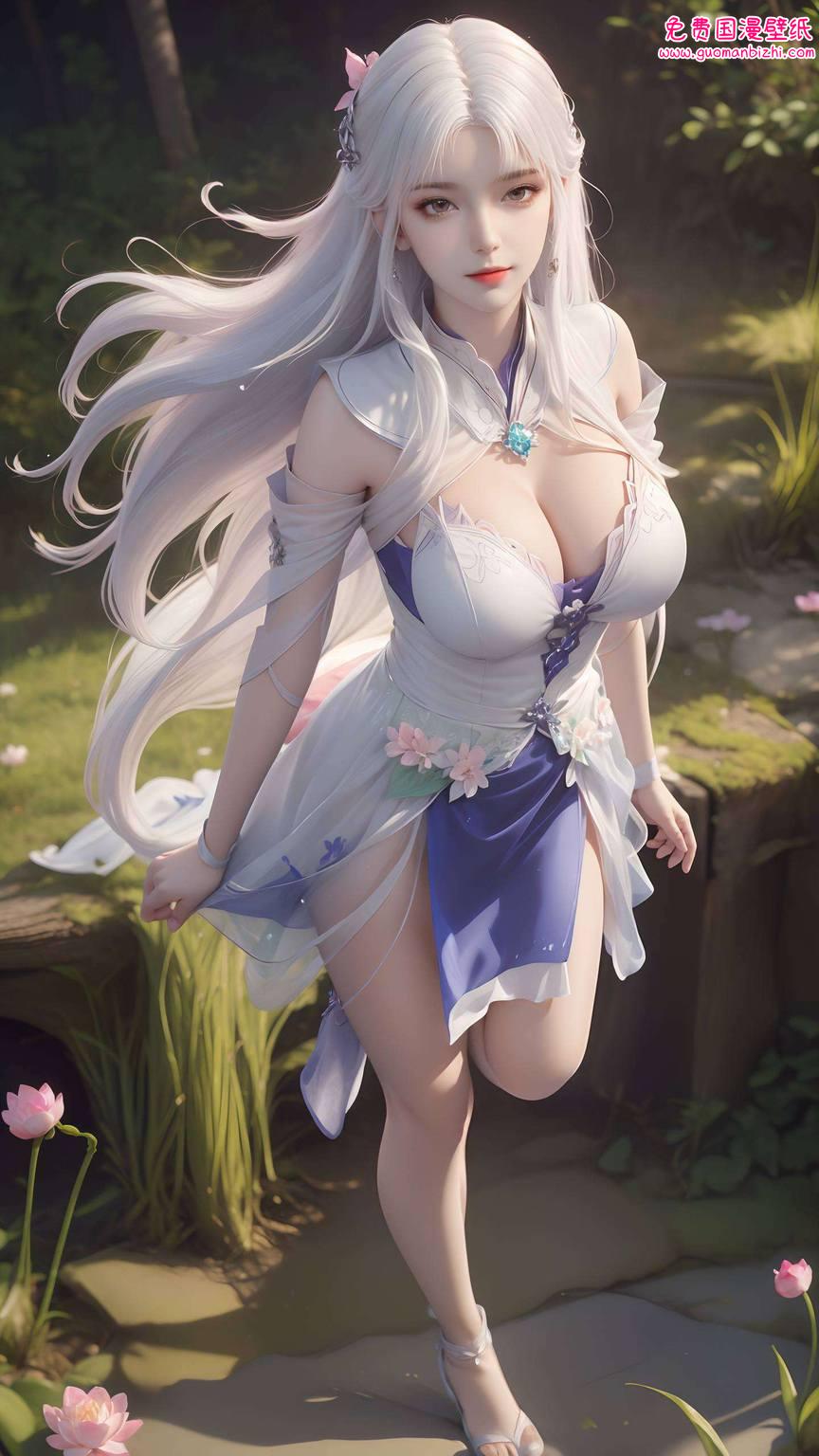 这款AI创作的苹果炫彩壁纸是玄幻故事中不可多得的魅力角色