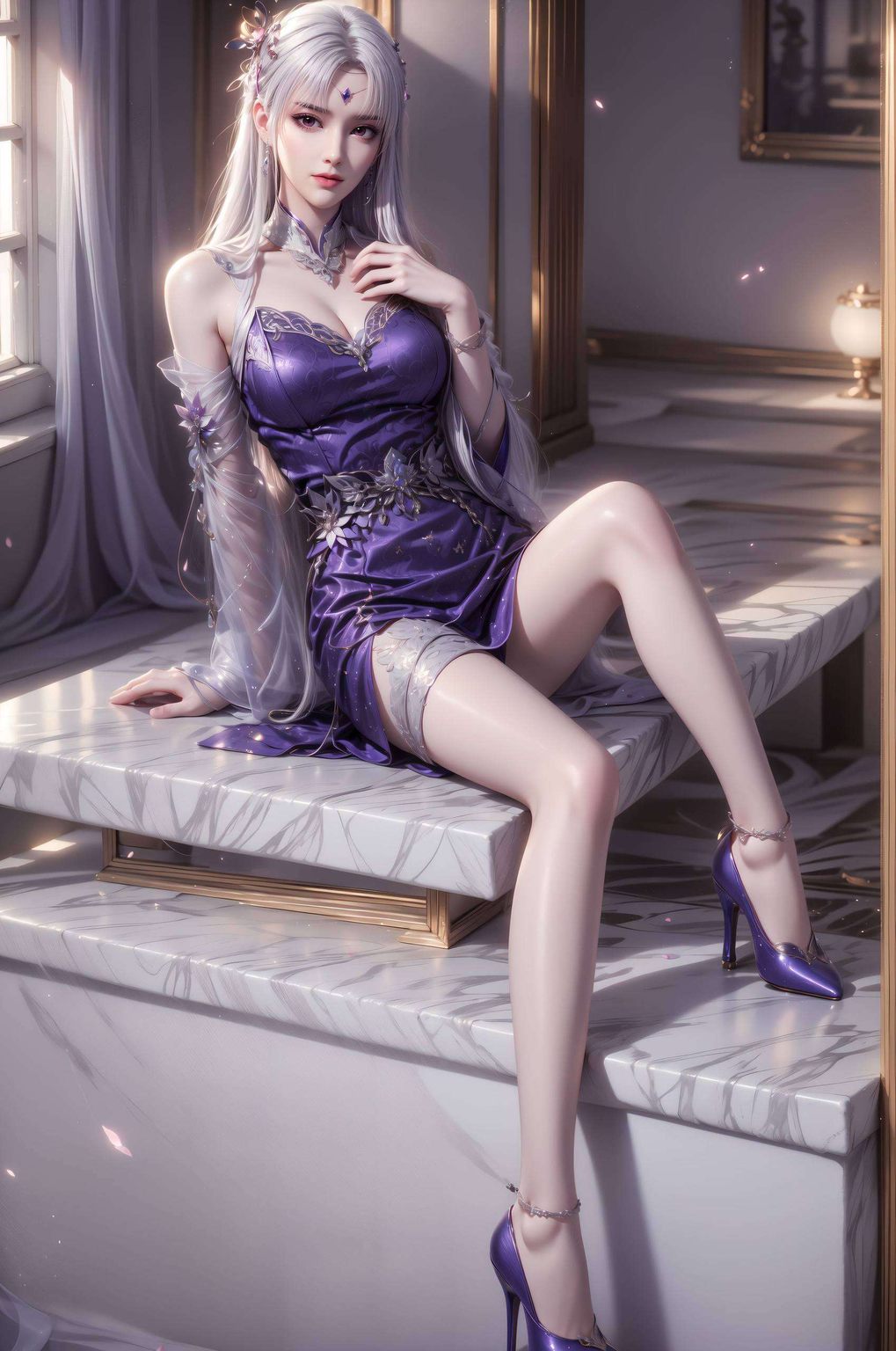 在这绚丽的苹果炫彩壁纸中小医仙以她那独特的厄难毒体魅力