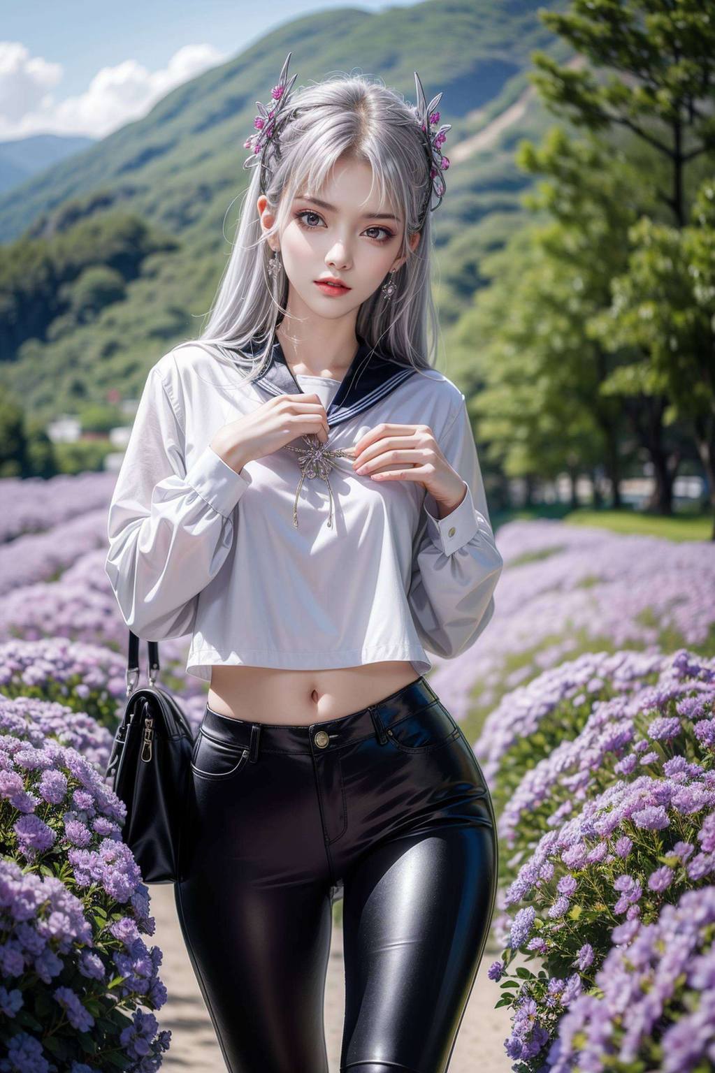 被精心打造成极简壁纸成为了无数粉丝心中的国漫女神