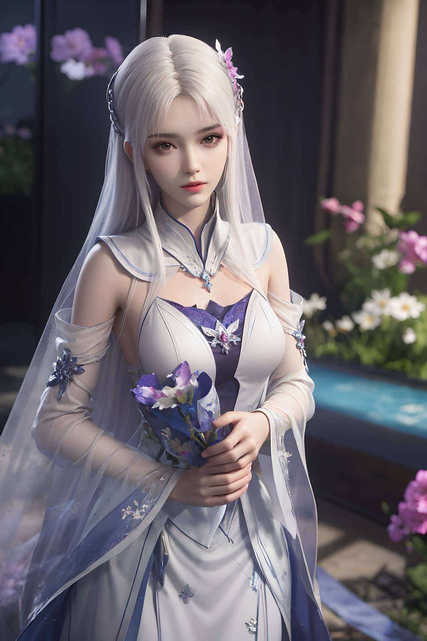 小医仙壁纸紫色衣服女壁纸预览
