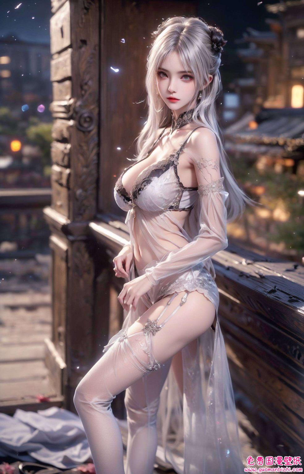 这张国漫女神的壁纸令人不禁想起斗破苍穹中的那段传奇