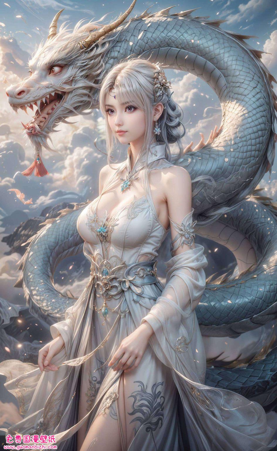 在炫彩壁纸的完美像素世界里这位国漫女神